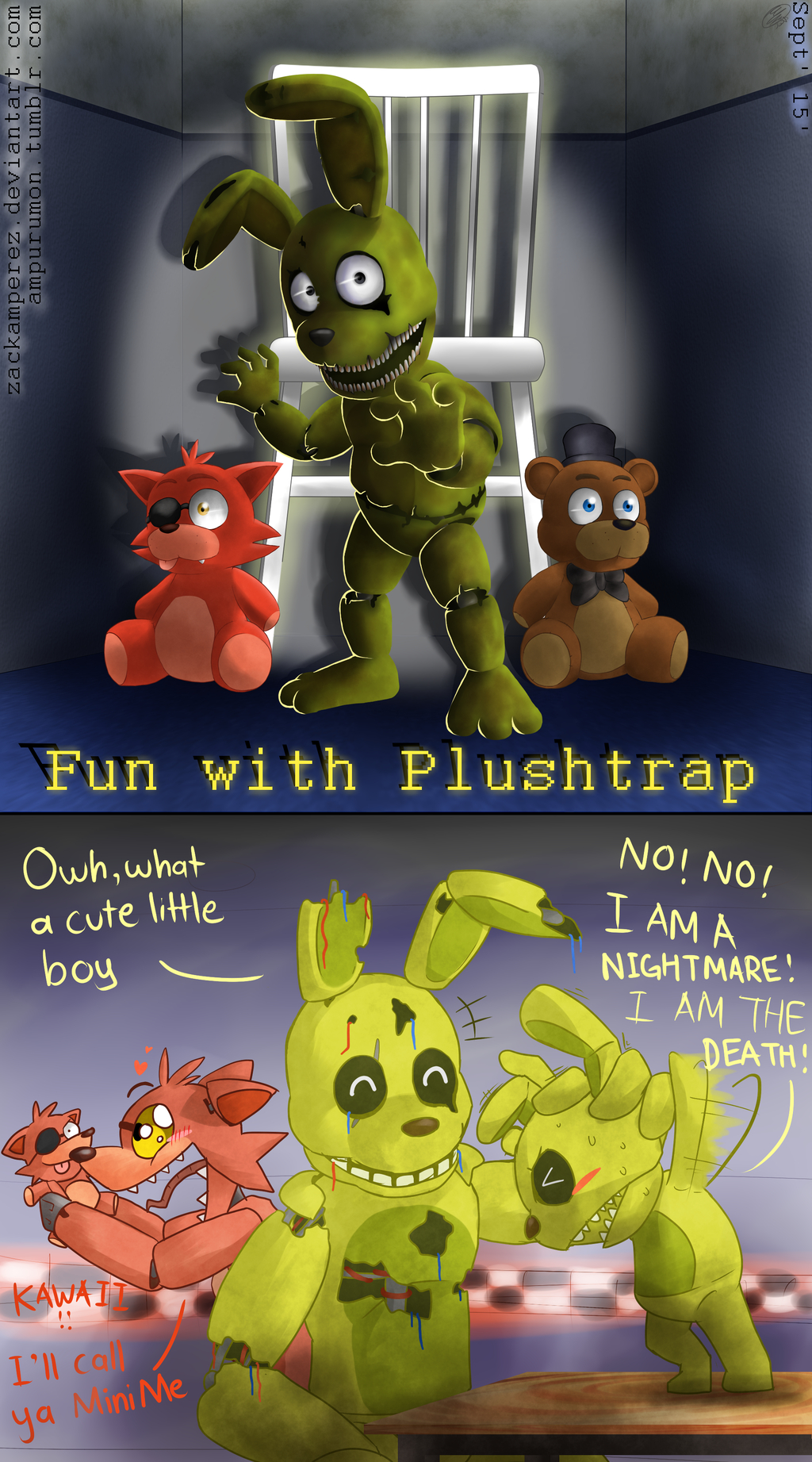 1030x1850 Free download FNaF Fun with Plushtrap, Phone