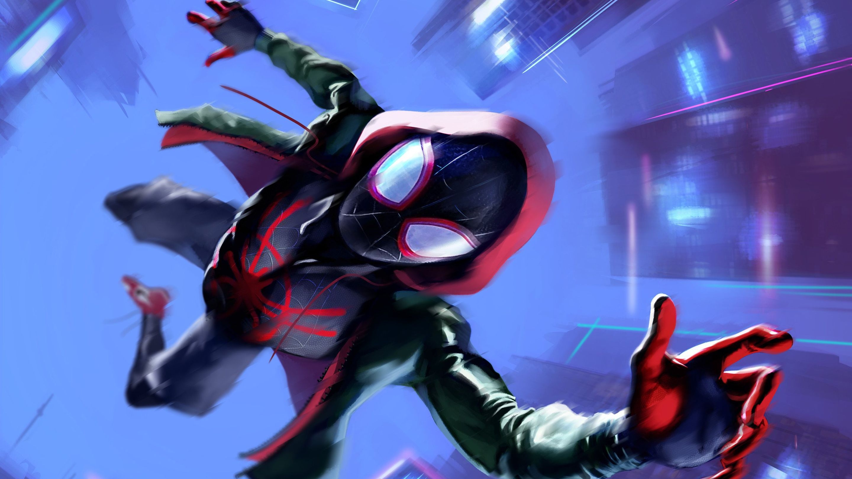 2880x1620 Spiderman Into The Spider Verse HD Wallpaper, Desktop