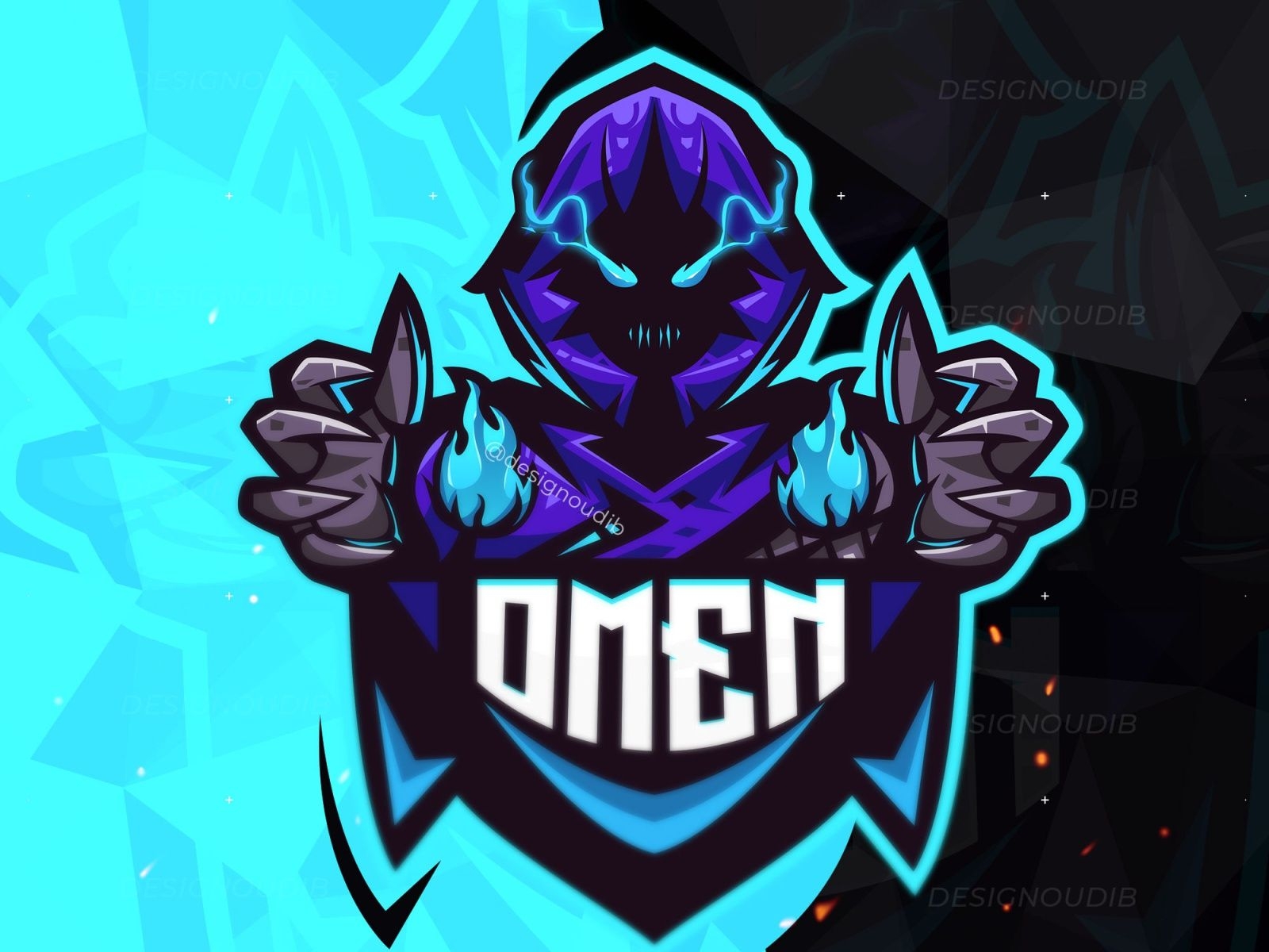 1600x1200 Valorant Omen Character Gaming Esports Mascot Logo, Desktop