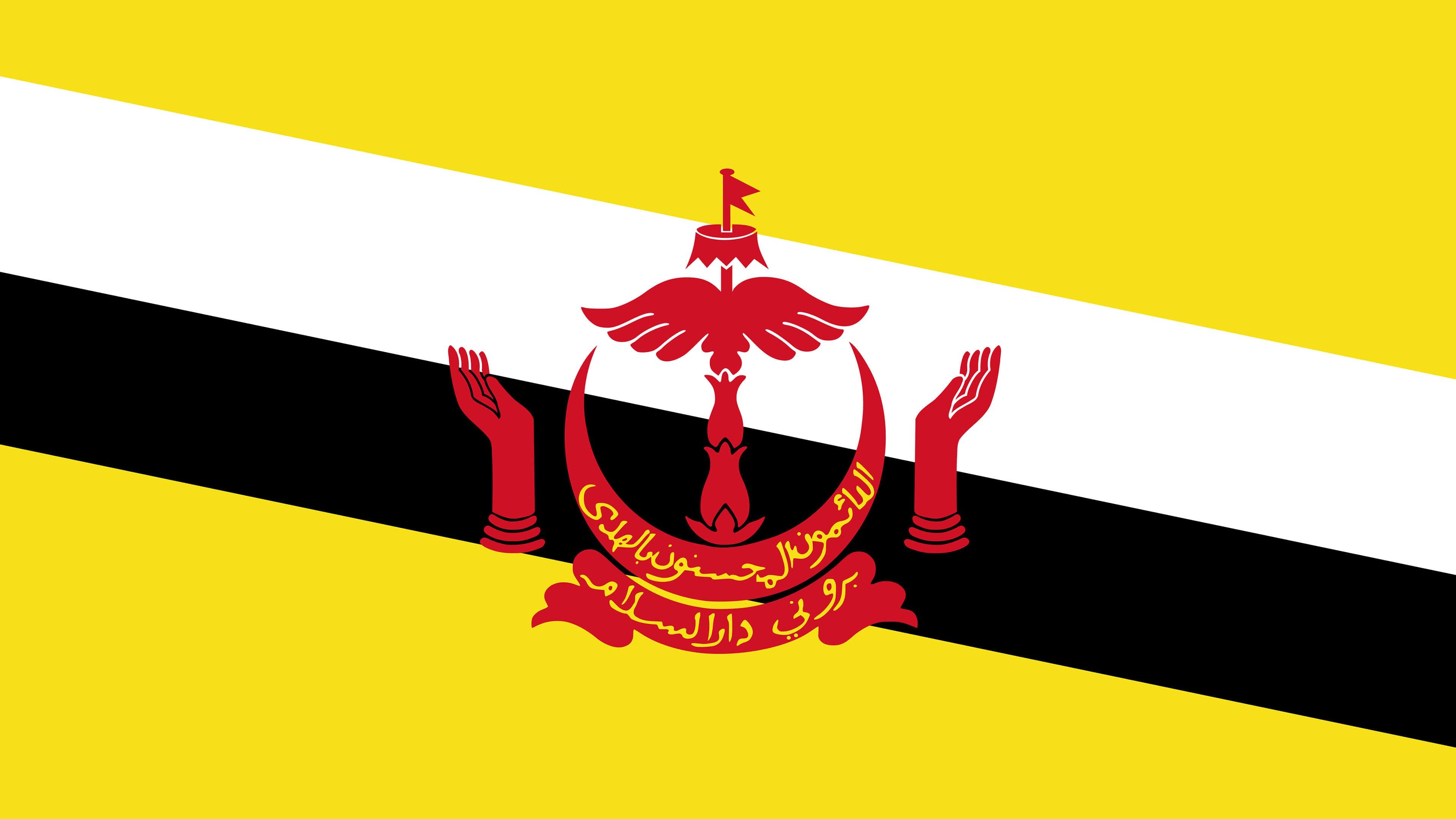 3840x2160 Brunei Flag UHD 4K Wallpaper, Desktop