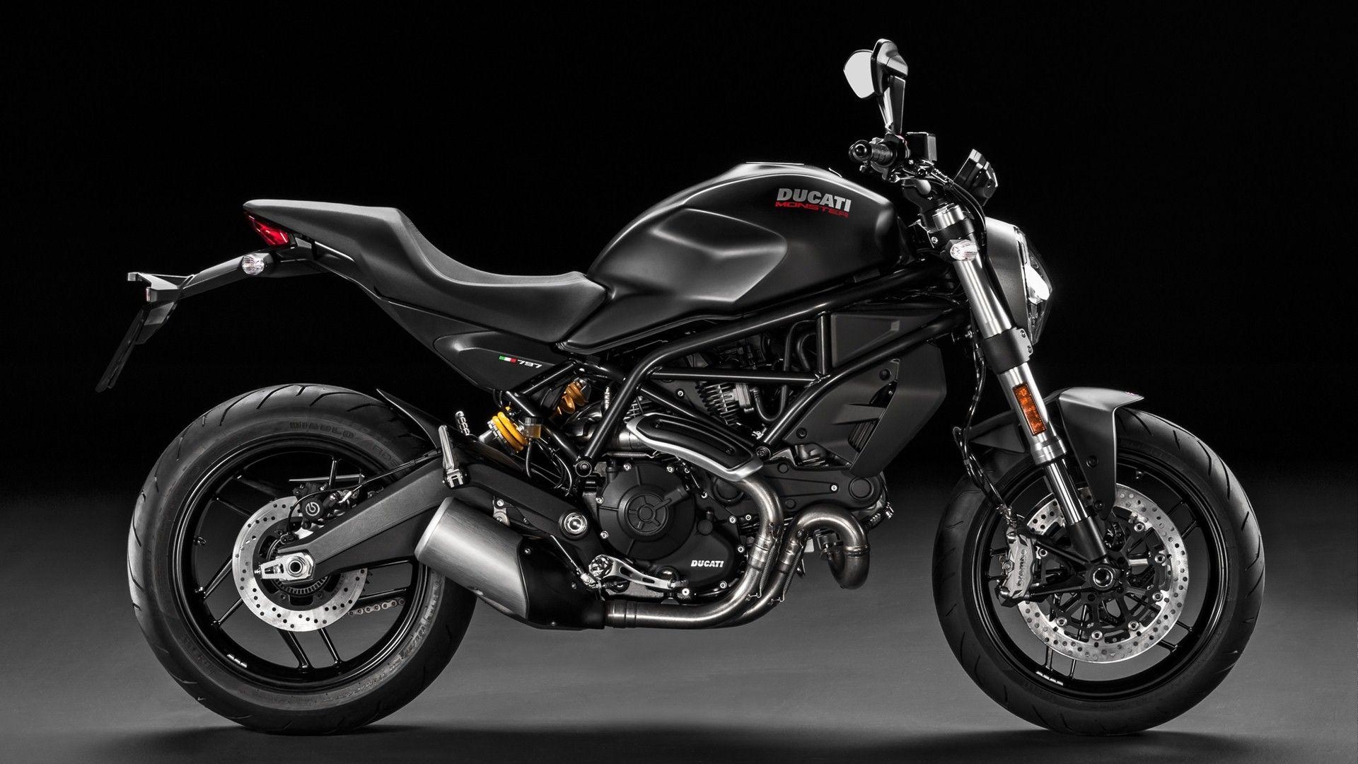 1920x1080 Ducati Monster Black Bike HD Wallpaper, Desktop