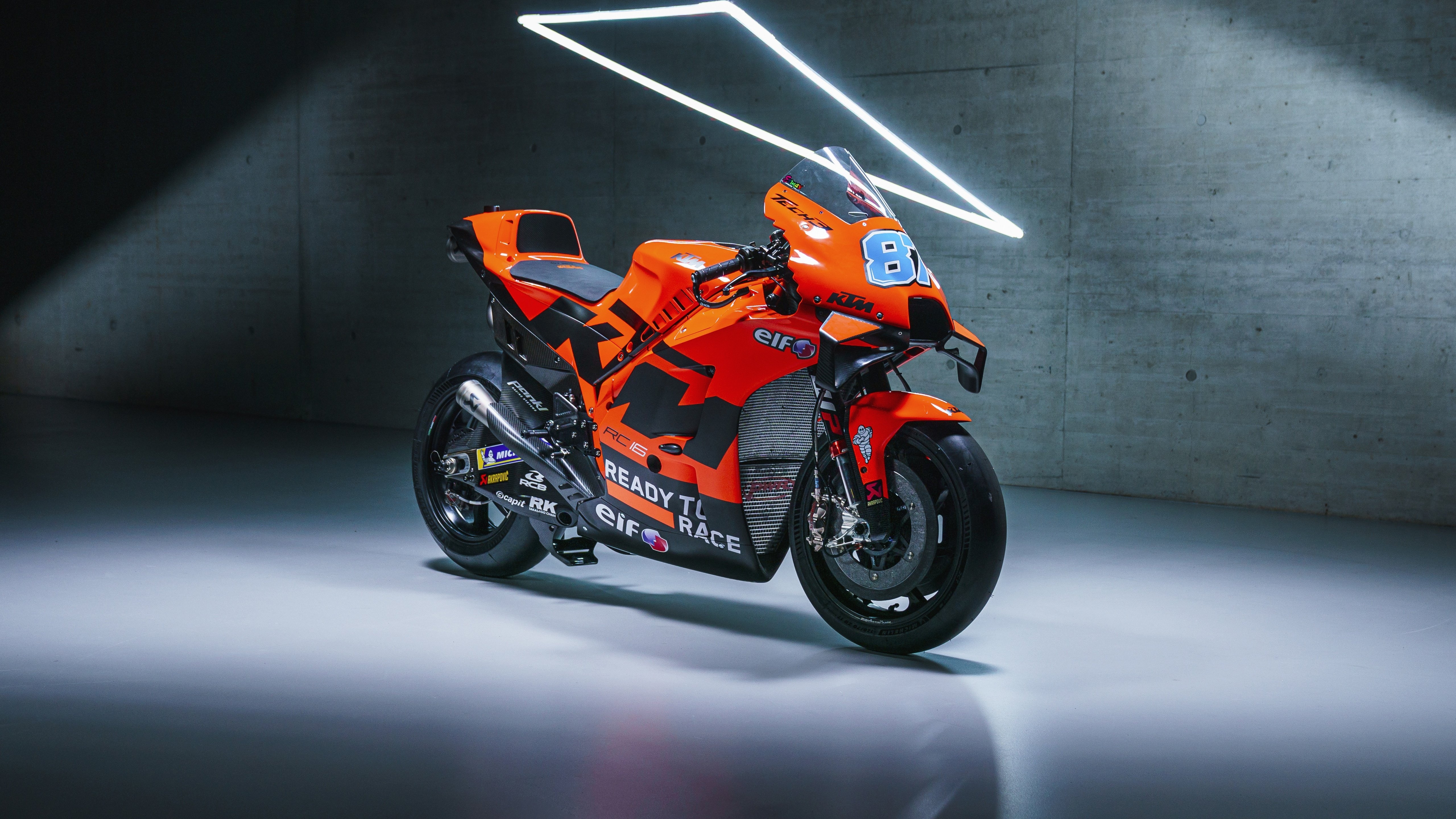 5120x2880 KTM RC16 Tech3 Wallpaper 4K, MotoGP, Bikes, Desktop