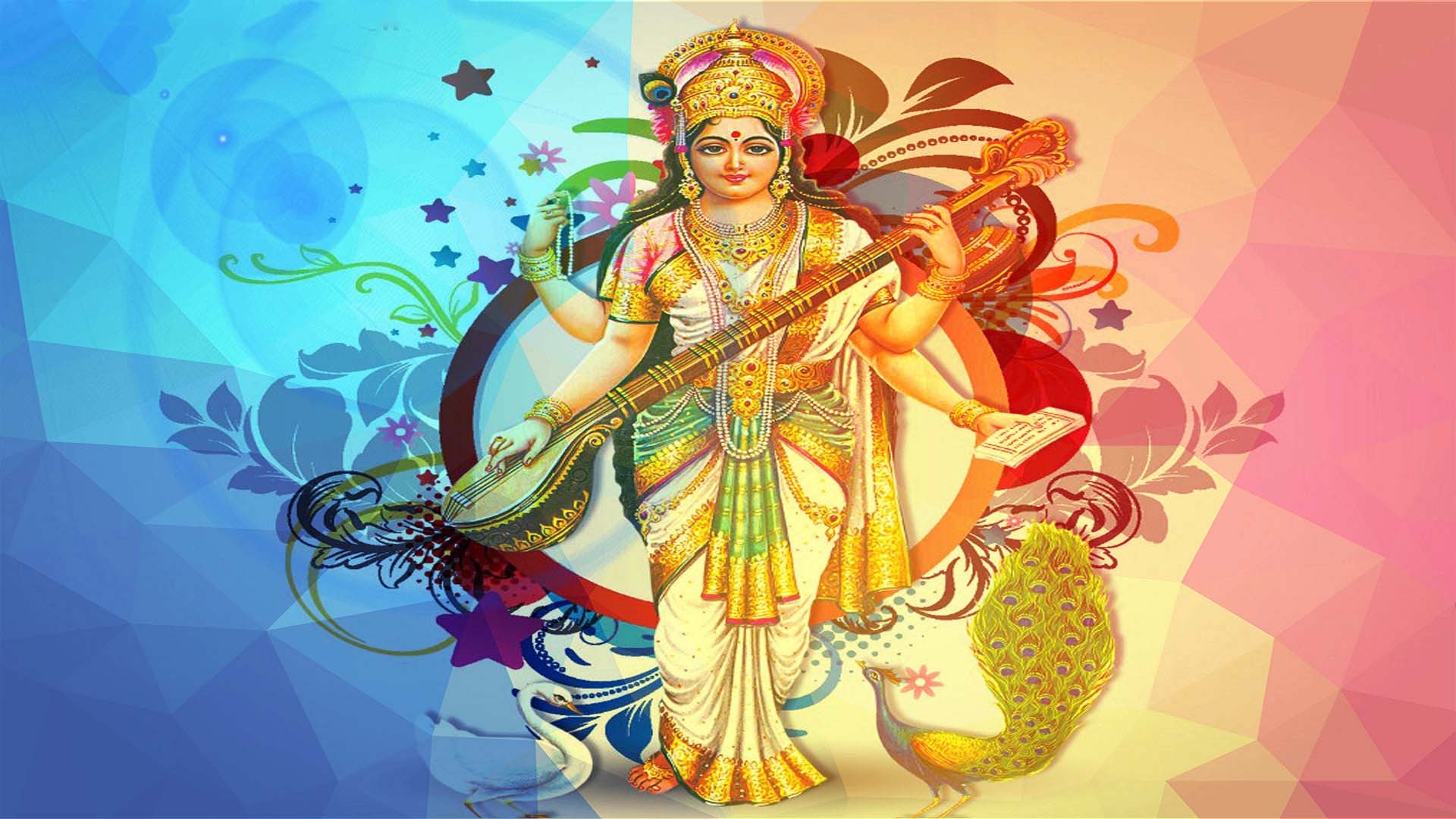 1920x1080 Maa Saraswati Wallpaper Full Size For Desktop, Desktop