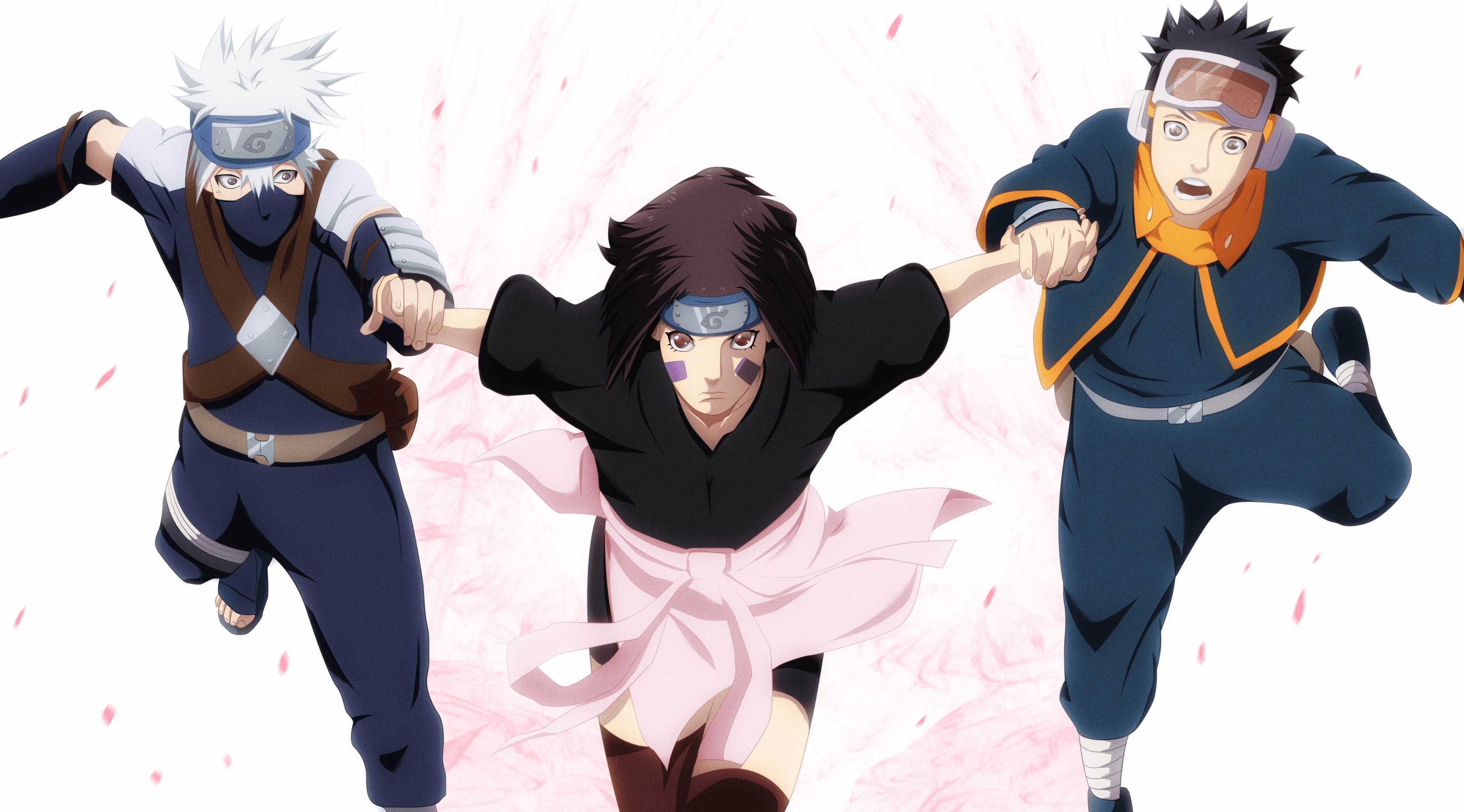 3360x1870 Naruto HD Wallpaper: Kakashi, Rin, Desktop