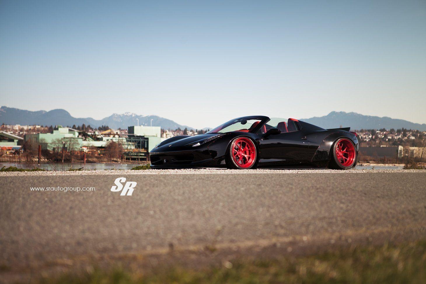 1460x980 Ferrari 458 Spider Liberty Walk Cars Tuning PUR Wheels, Desktop