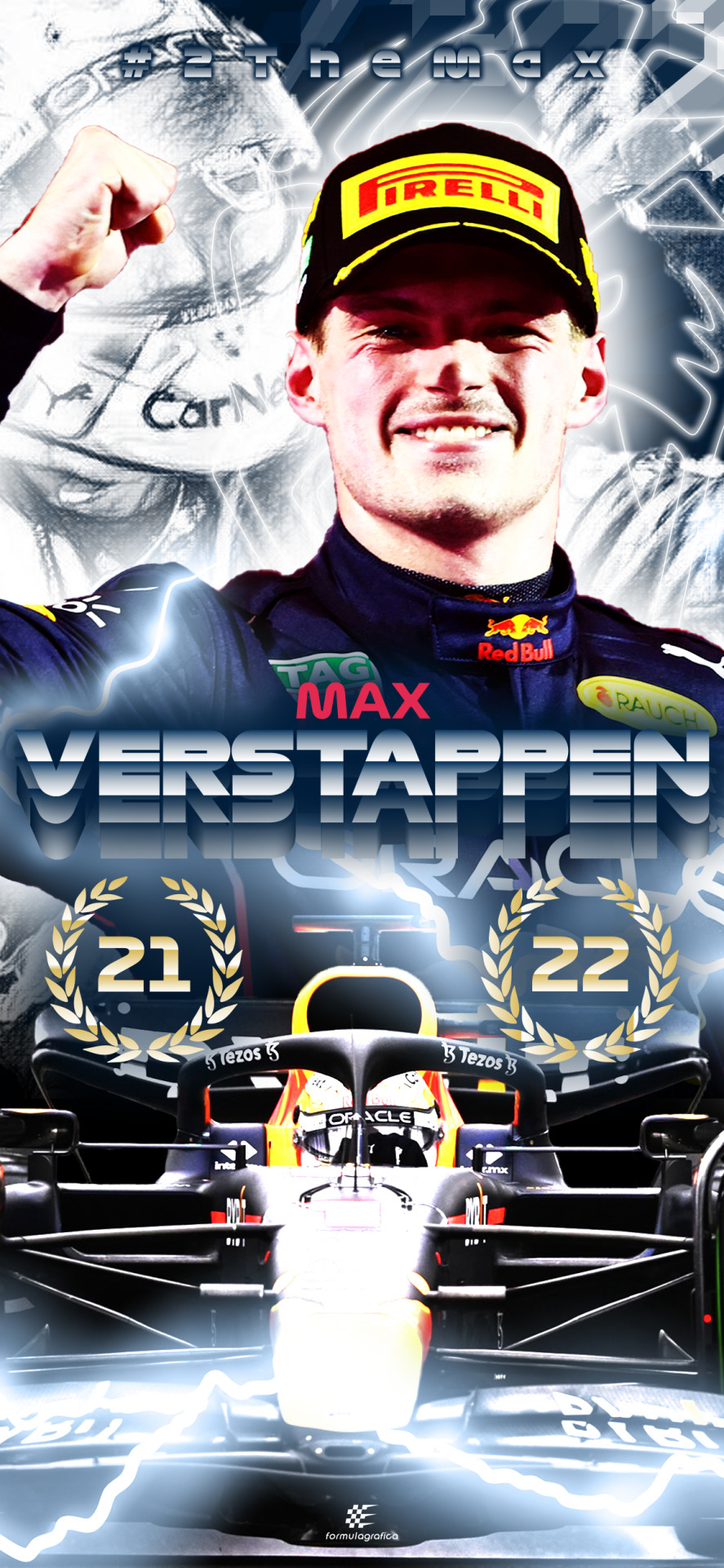 890x1920 FormulaGrafica Verstappen Champion 2022 (Smartphone), Phone