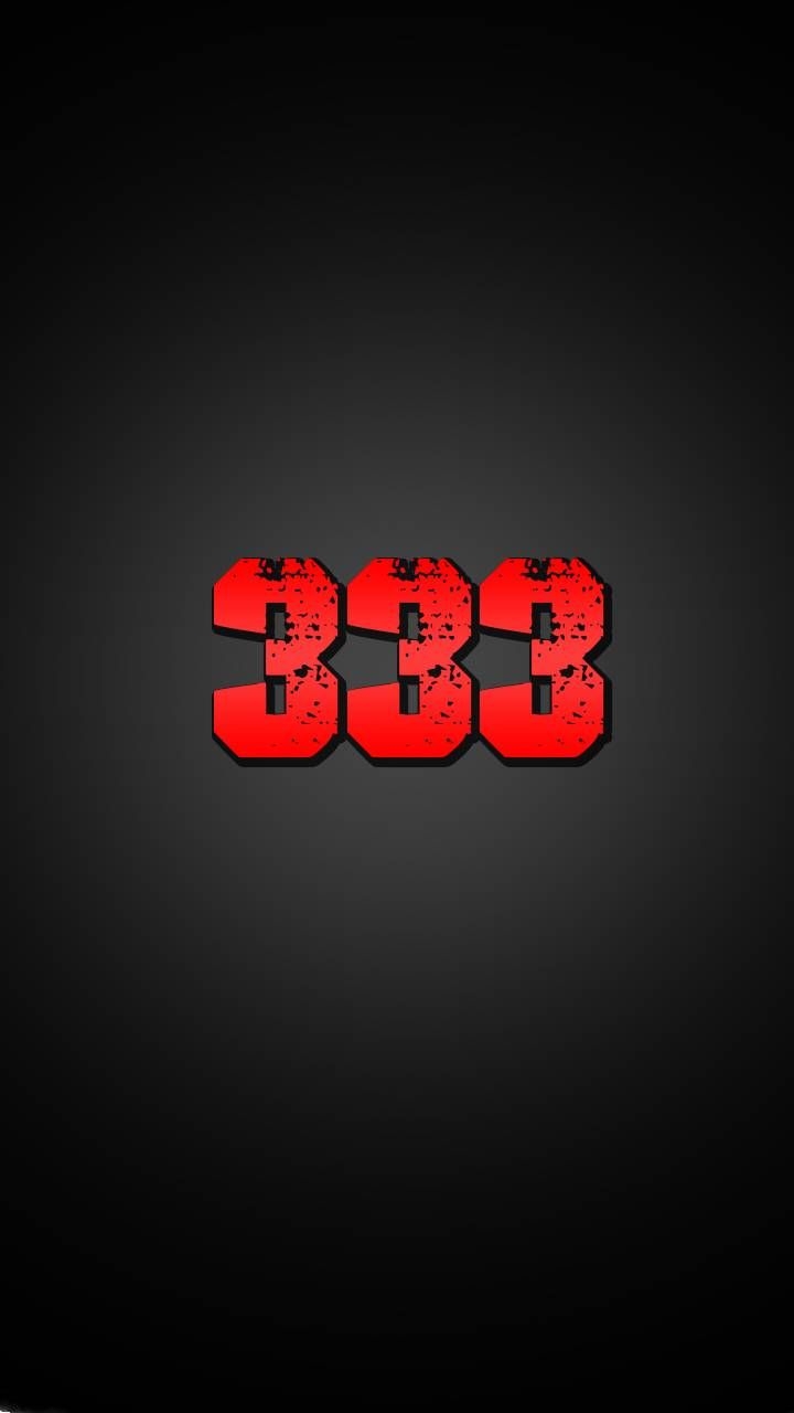 720x1280 Red 3D 333 wallpaper, Phone