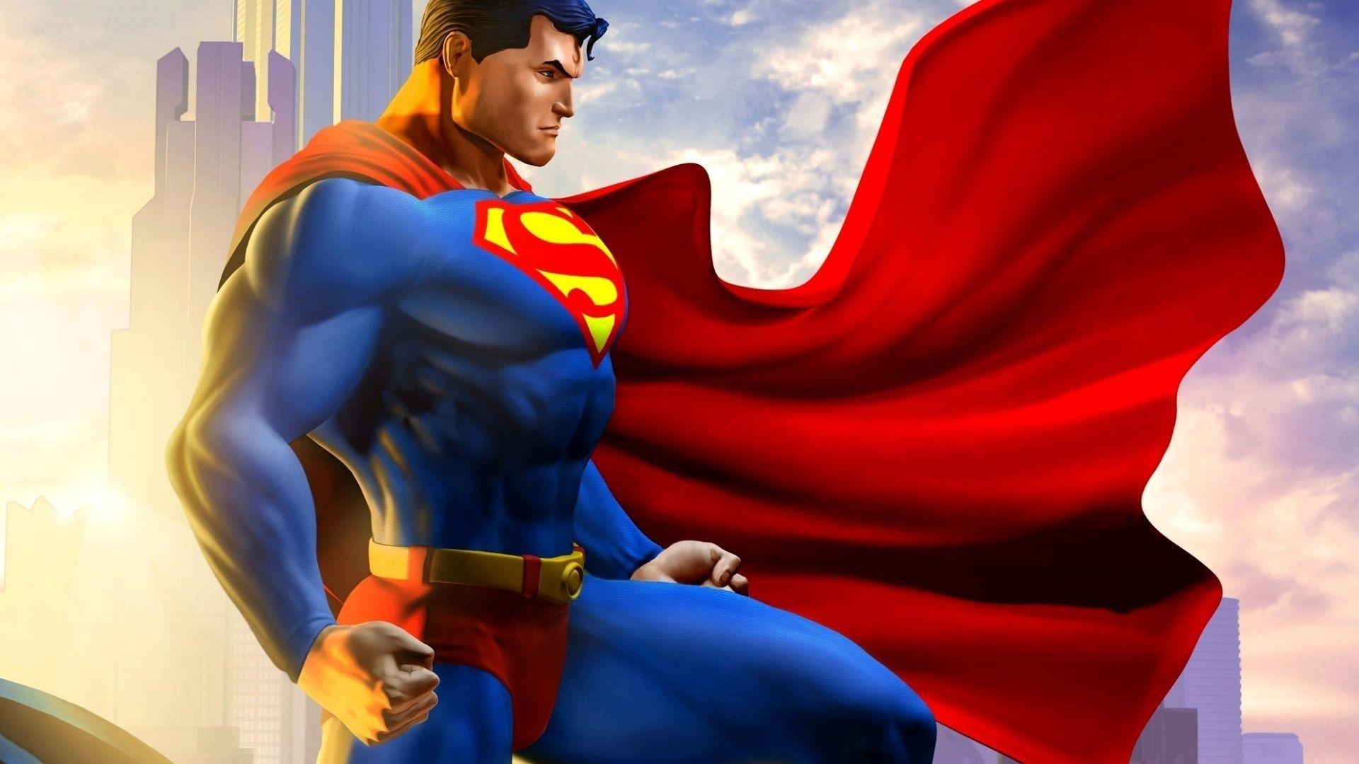 1920x1080 Superman Cartoon HD Wallpaper, Desktop