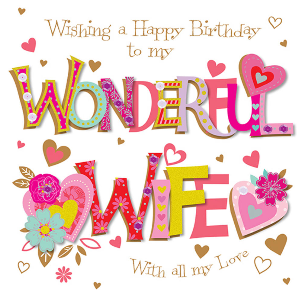 1000x1010 Happy birthday image For Wife, Phone