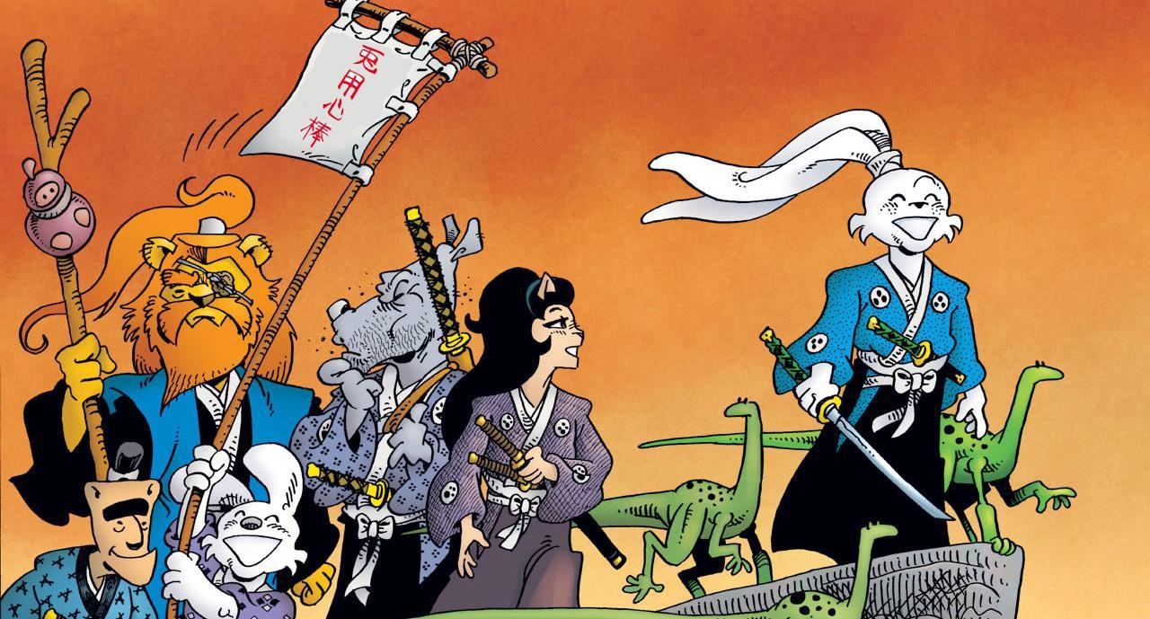 1280x690 Usagi Yojimbo image Miyamoto Usagi, Tomoe Ame, Gen, Jotaro, Desktop