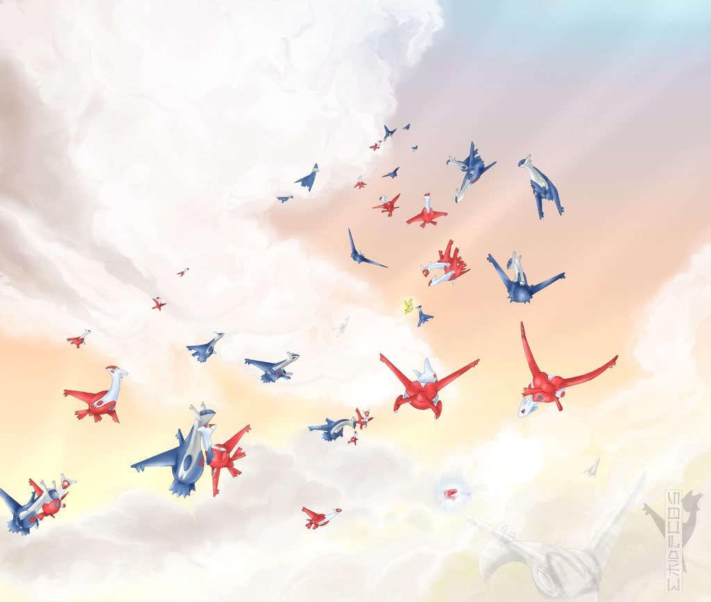 1030x870 Latias and Latios image Eons HD wallpaper and background photo, Desktop