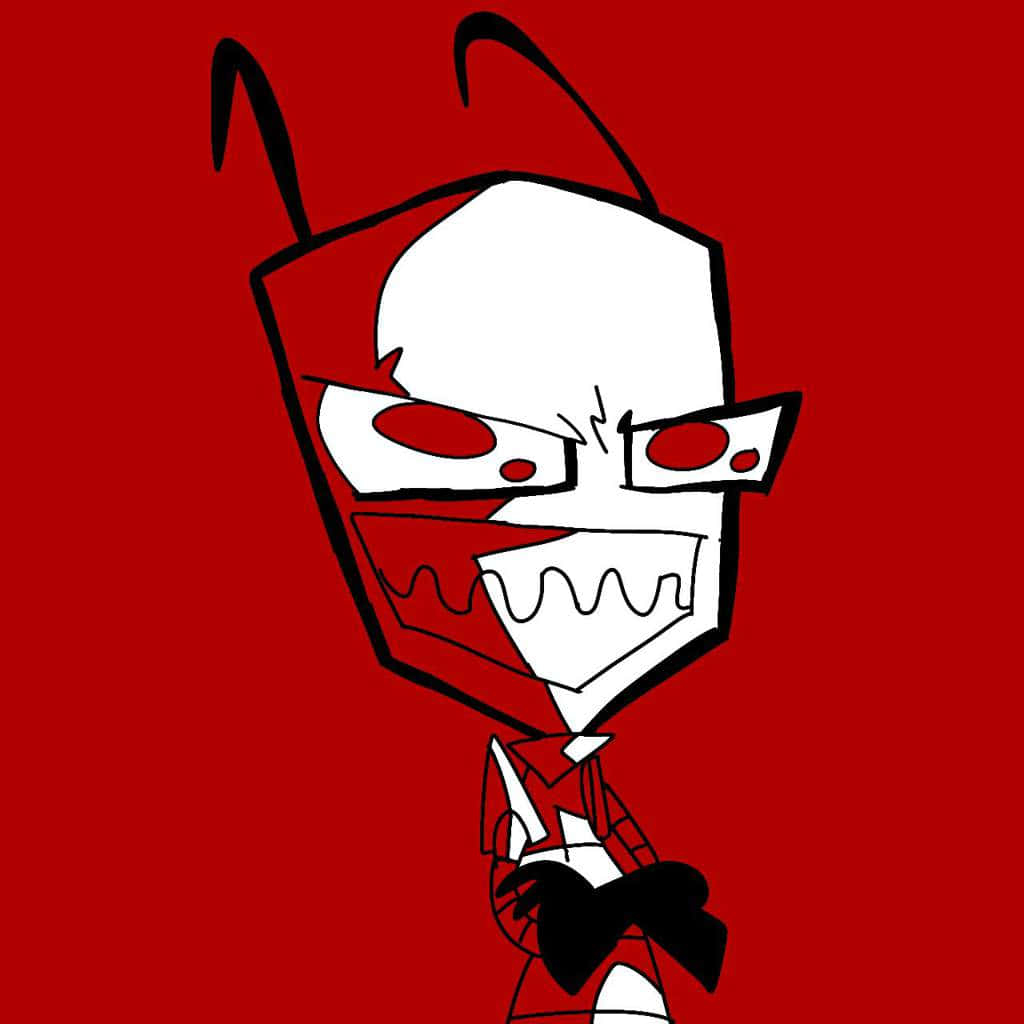 1030x1030 Red Invader Zim Random PFP Wallpaper, Phone