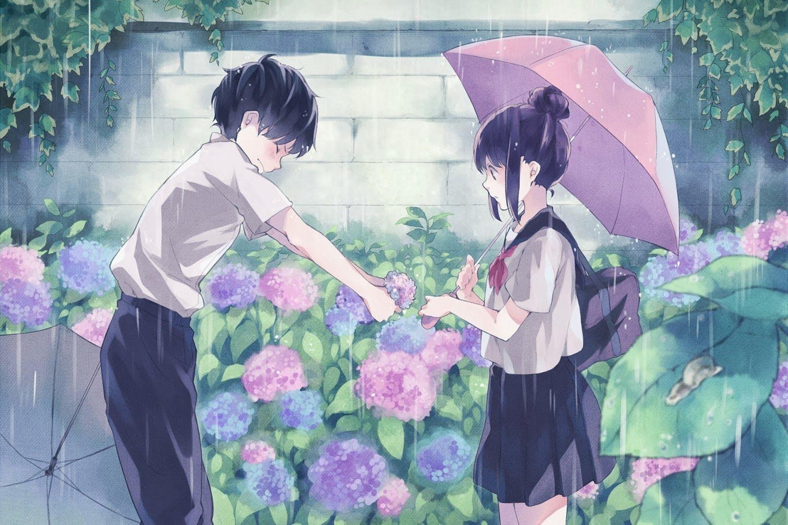 1600x1070 Sad Anime Girl Crying In The Rain Wallpaper. *Fantasy, Desktop