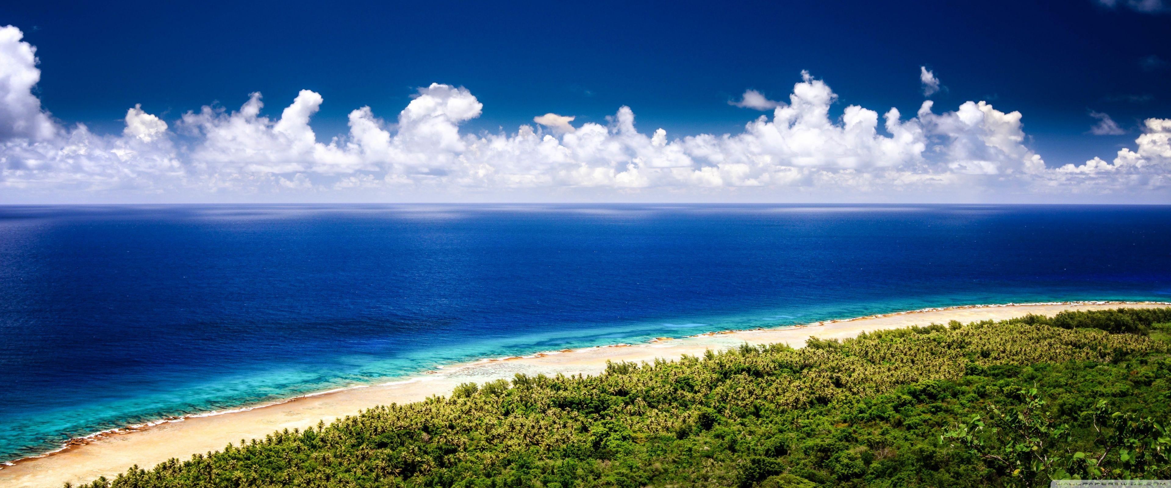 3840x1600 Guam Beaches ❤ 4K HD Desktop Wallpaper for 4K Ultra HD TV • Wide, Dual Screen