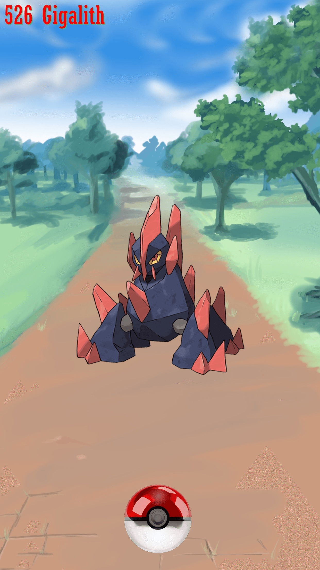 1250x2210 Street Pokeball Gigalith, Phone