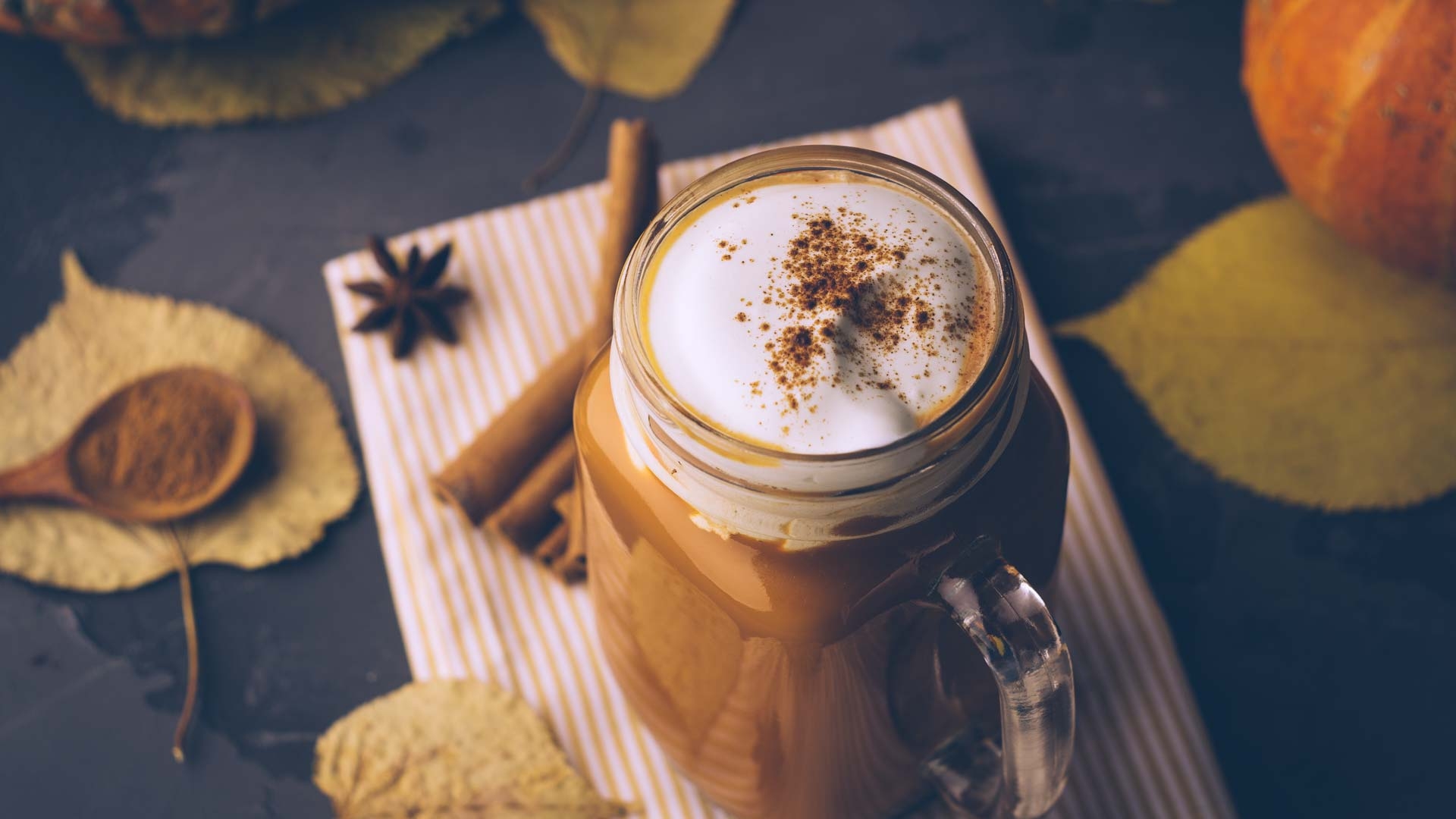 1920x1080 Easy Dairy Free Pumpkin Spice Latte Recipe, Desktop