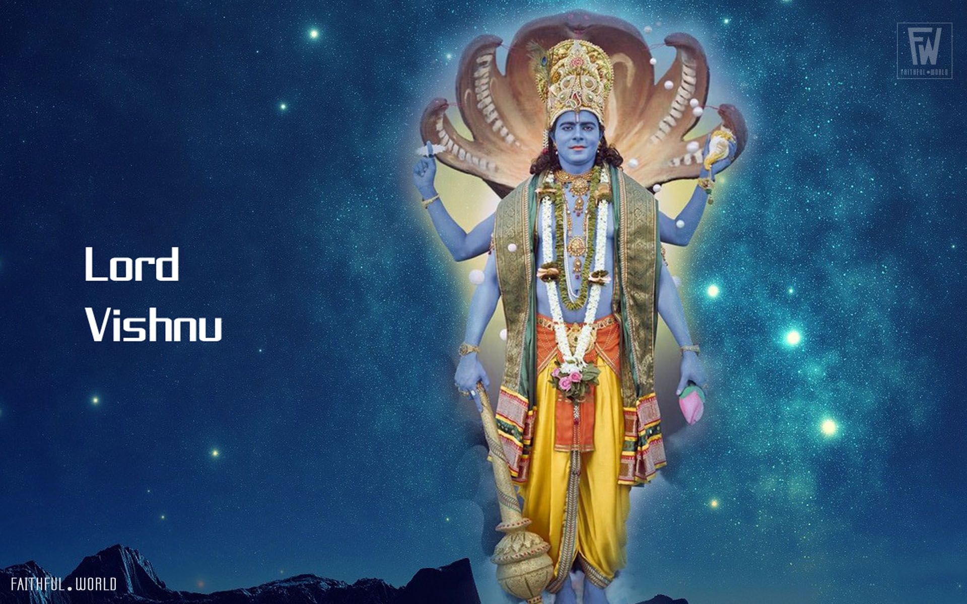 1920x1200 Lord Vishnu, Desktop