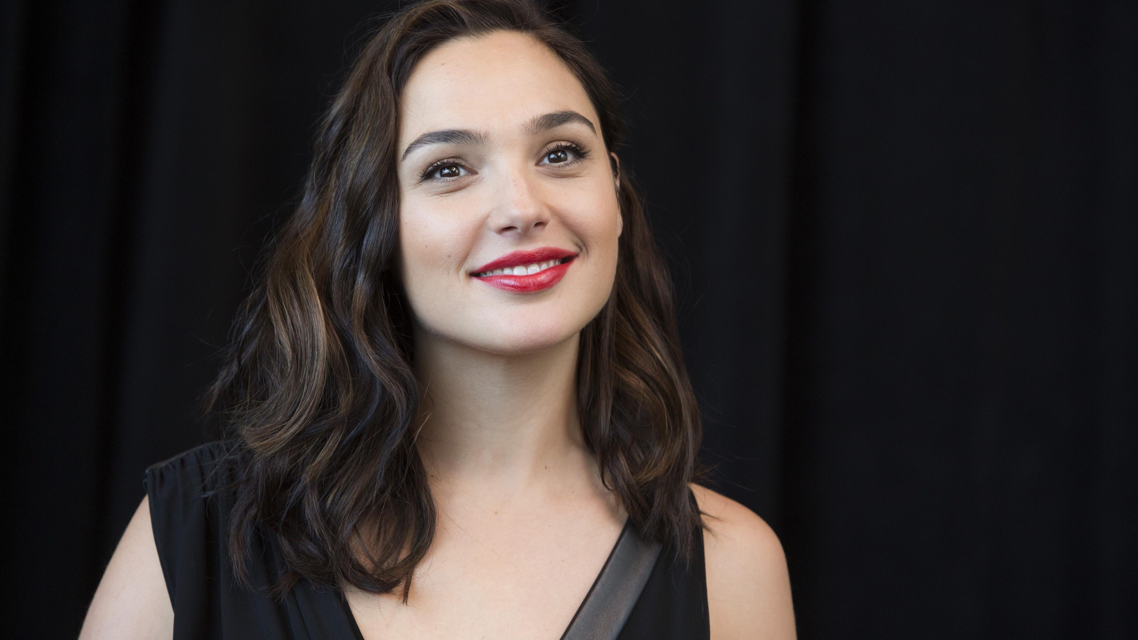 3840x2160 Desktop Wallpaper Smile, Red Lipstick, Actress, Gal Gadot, 4k, HD Image, Picture, Background, 7061a4, Desktop