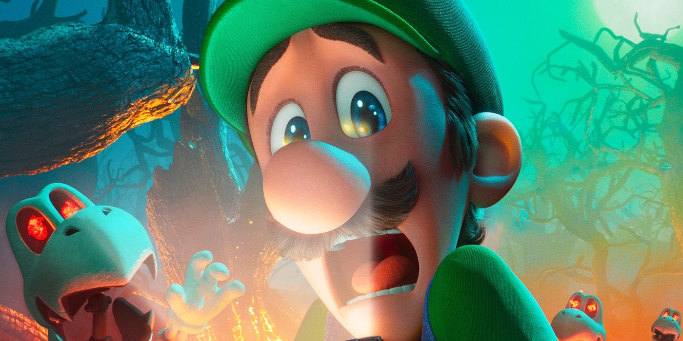 1400x700 Super Mario Bros. Movie' Poster: Luigi Is Taken Prisoner, Dual Screen