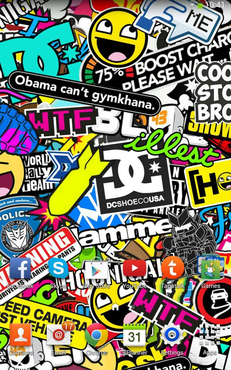 800x1280 Sticker Bomb Wallpaper HD, Phone