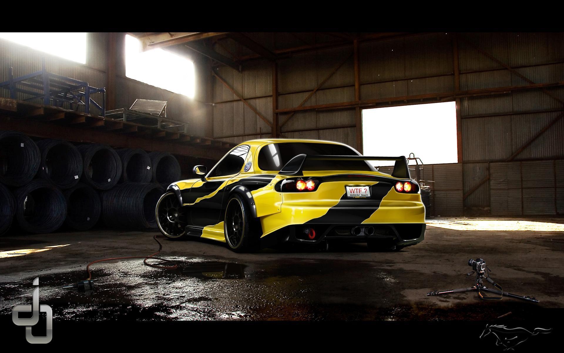 1920x1200 Tuning Mazda Rx7 Fire Concept Wallpaper Mazda Rx Wallpaper Mazda, Desktop