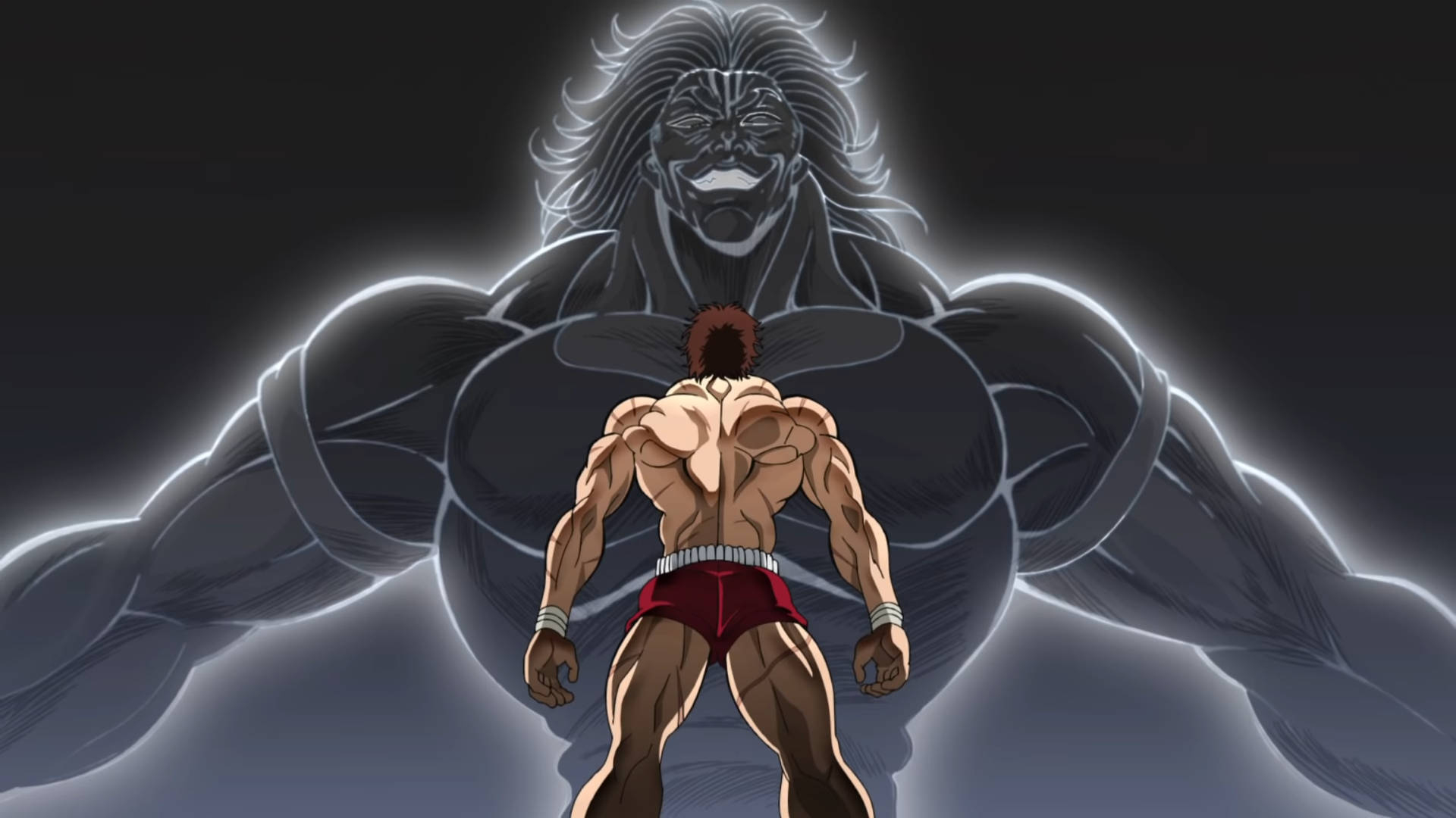 1920x1080 Download Baki Hanma Facing Yuujiro Hanma Wallpaper, Desktop