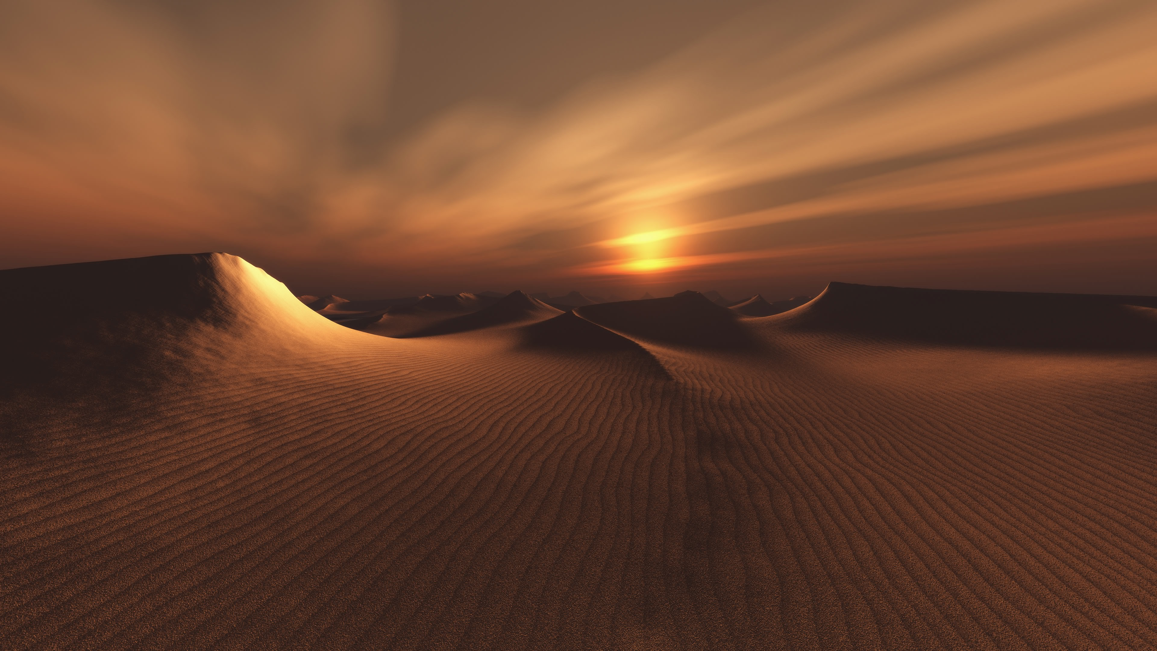 3840x2160 Desert Dark, HD Nature, 4k Wallpaper, Image, Background, Photo and Picture, Desktop