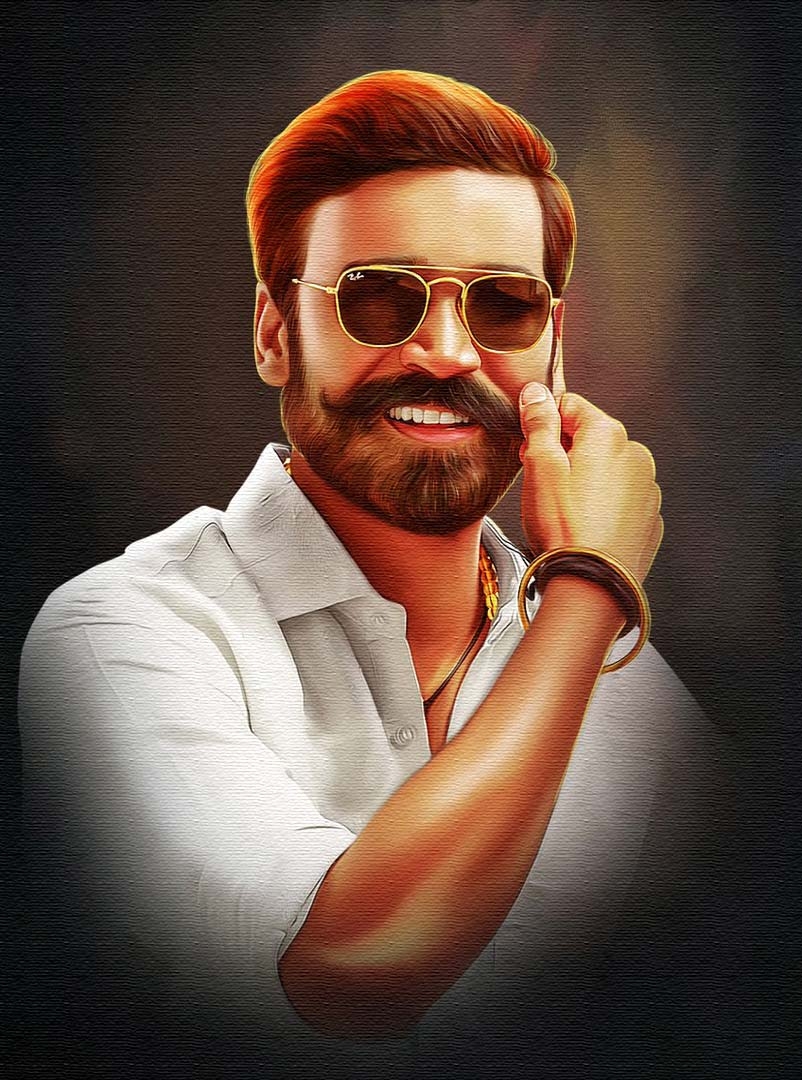 810x1080 Pattasu Dhanush Painting HD Image.itl.cat, Phone