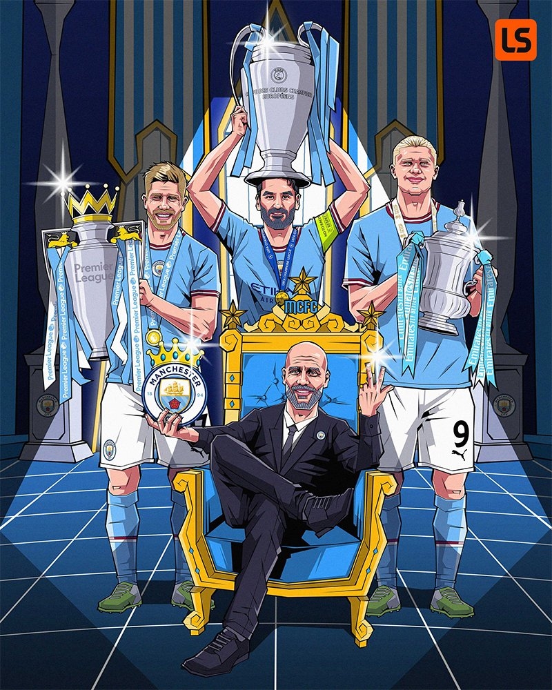 800x1000 Manchester City UEFA Champions League 2023 Champions, Phone