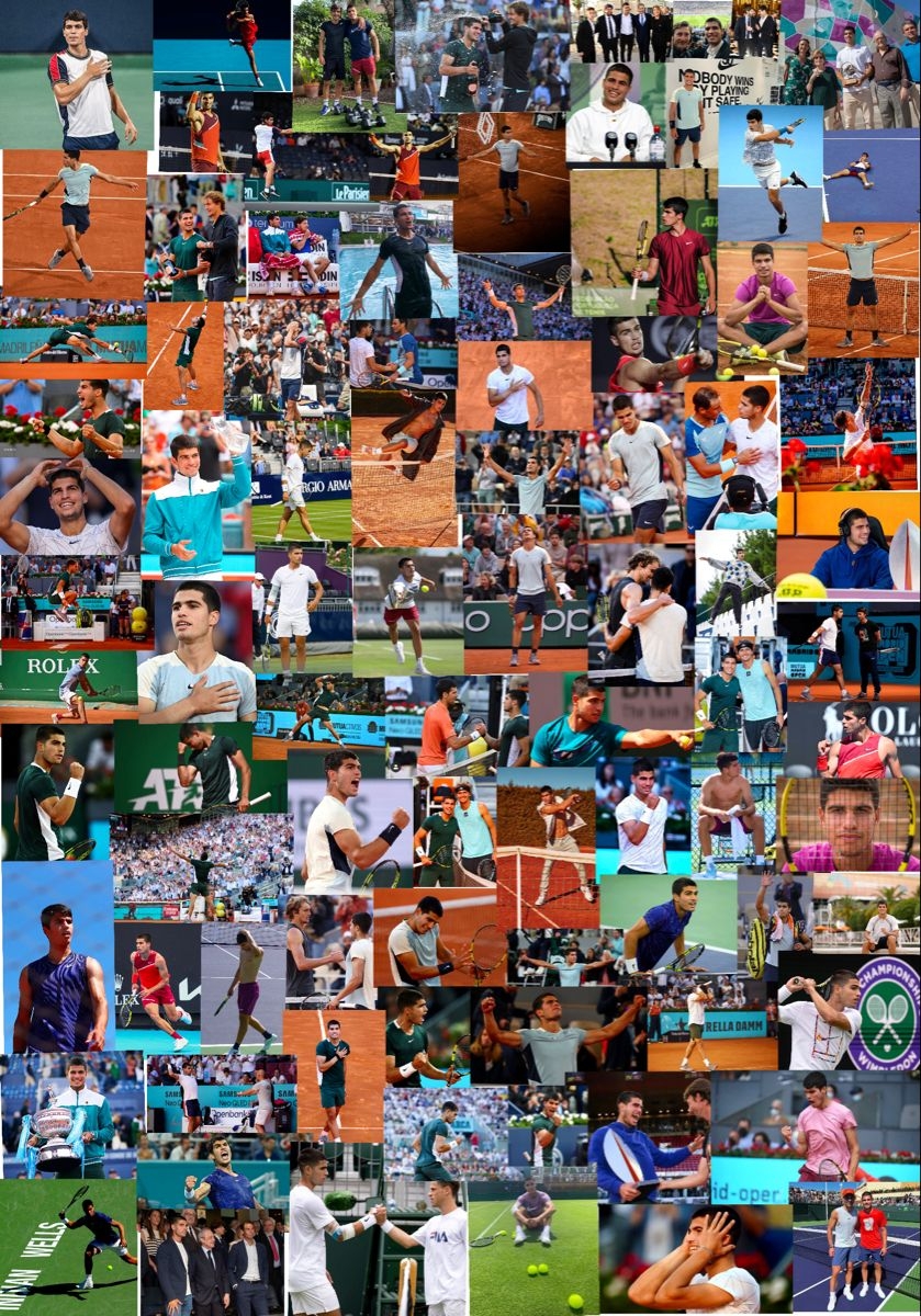 840x1200 Carlos Alcaraz collage wallpaper en 2022, Phone