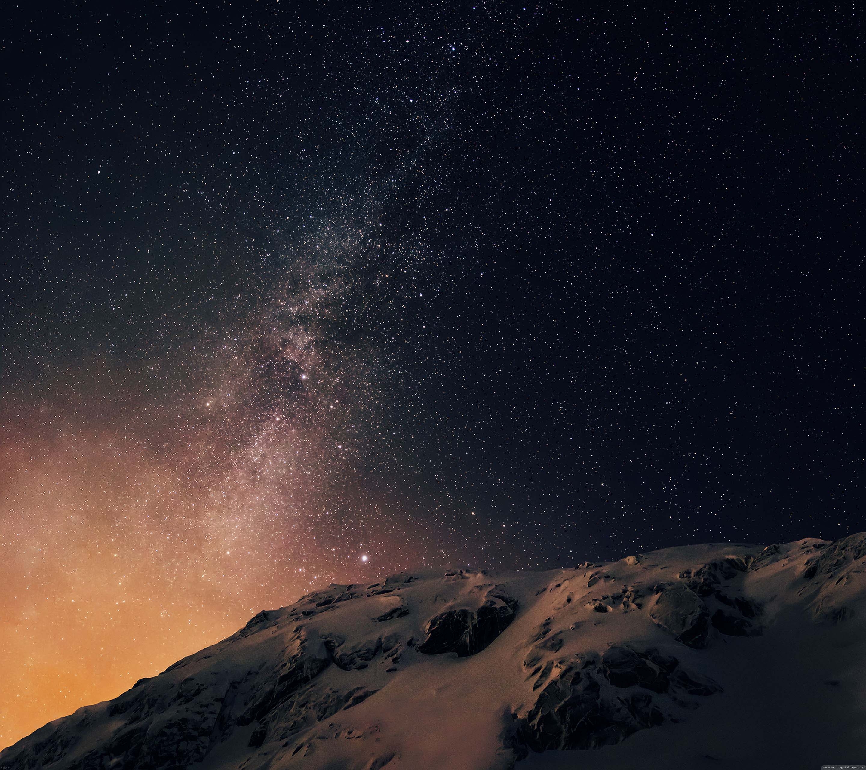 2880x2560 Darker Starry Night Stock  Samsung Galaxy Note 4 Wallpaper, Desktop