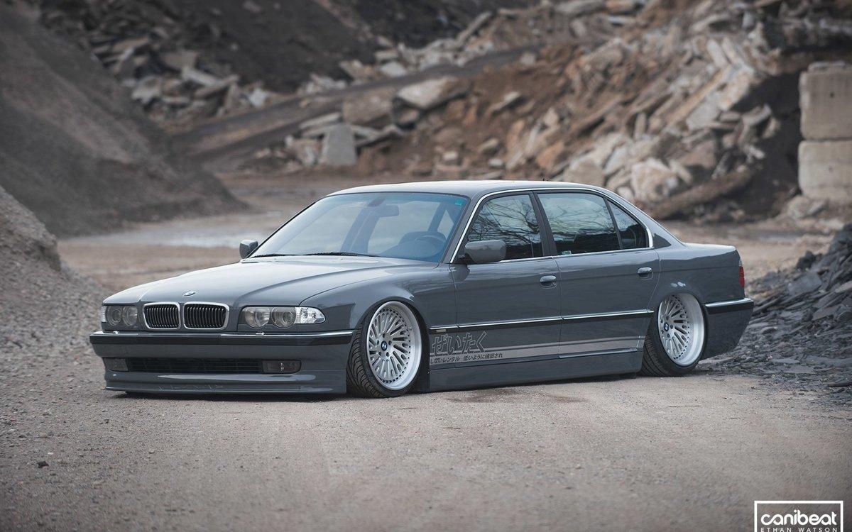 1200x750 Wallpaper bmw, e38, l7, 730i, 740i, v8, tuning, low, stance, Desktop