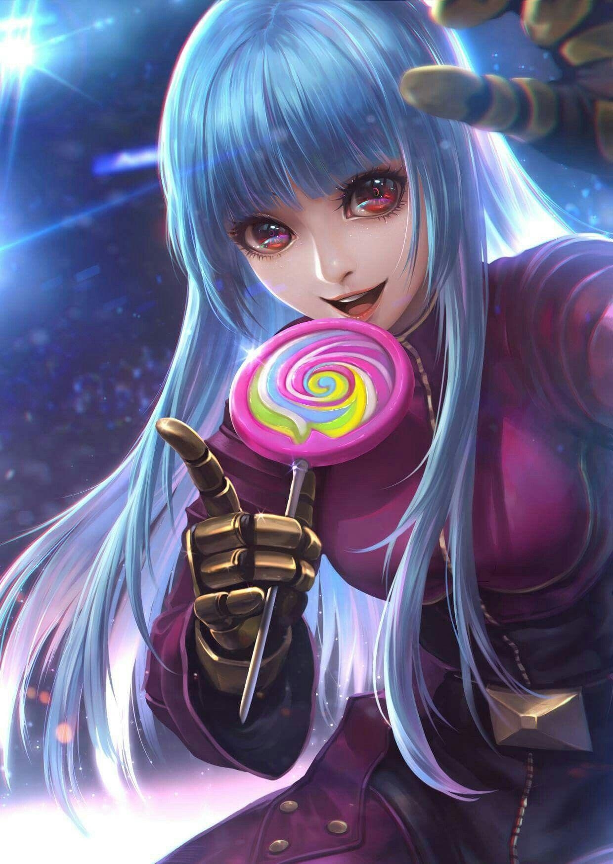 1240x1750 VG: SNK2. King of fighters, Kula, Phone