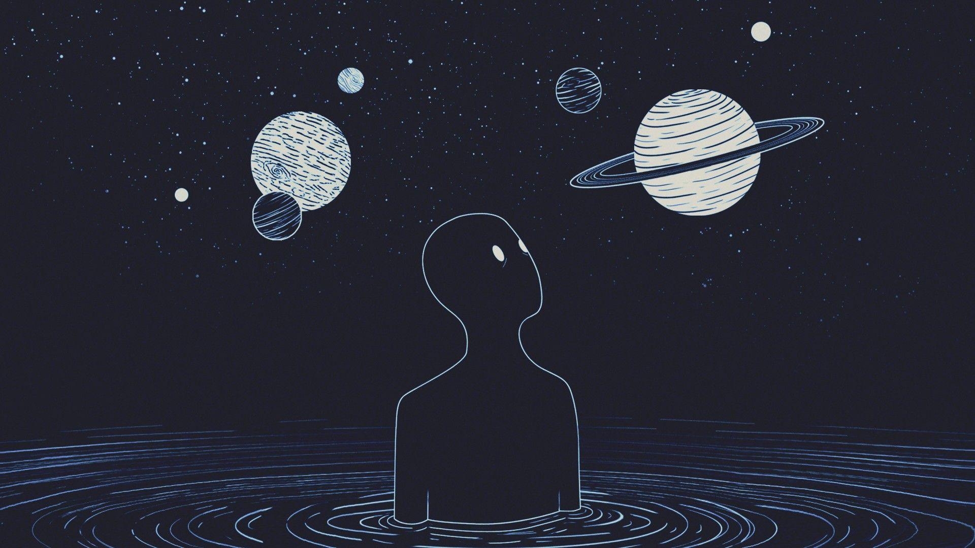 1920x1080 Aesthetic Moon Desktop Wallpaper Free Aesthetic Moon, Desktop