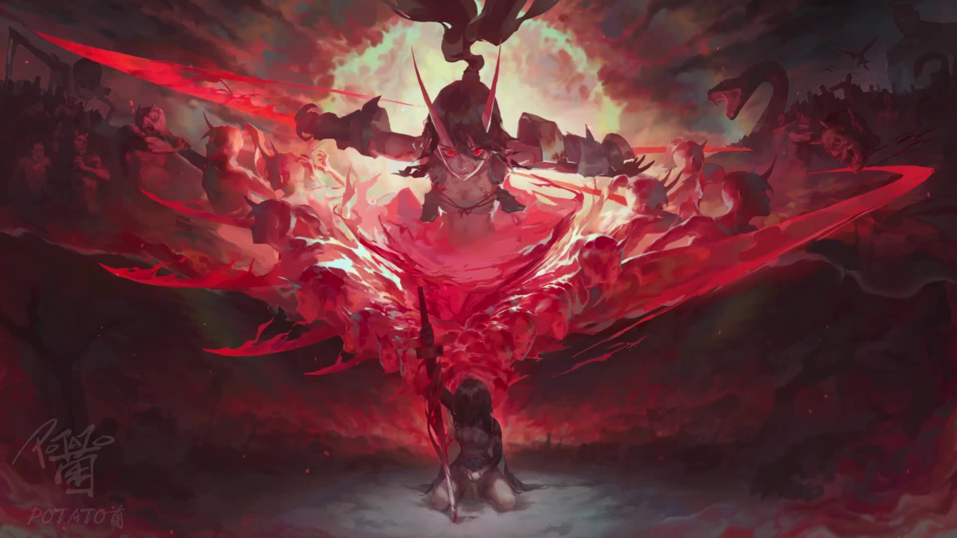 1920x1080 Devil Girl Anime Live Wallpaper, Desktop
