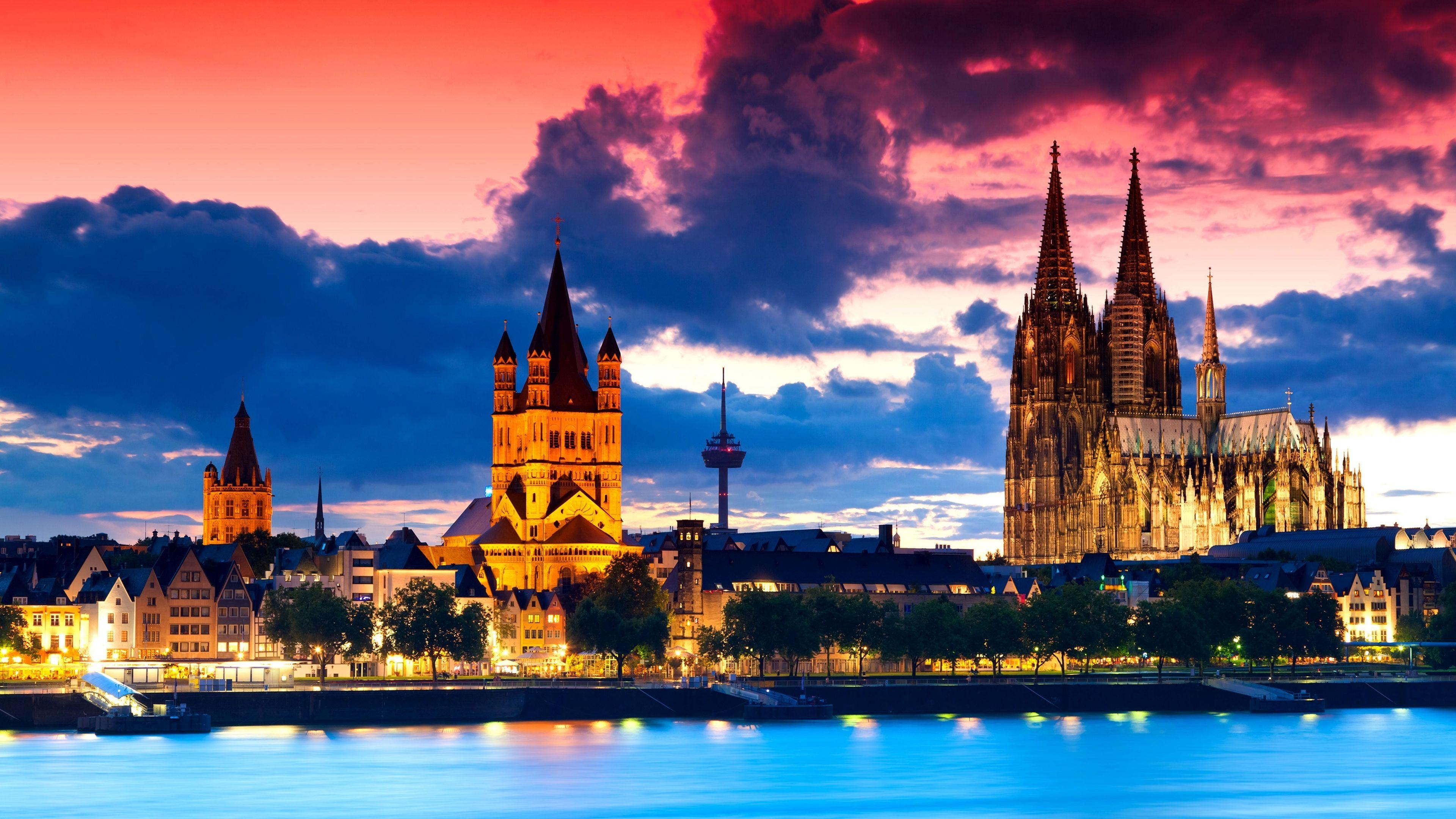 3840x2160 Cologne Cathedral Ultra HD Wallpaper. UHD Wallpaper.Net, Desktop