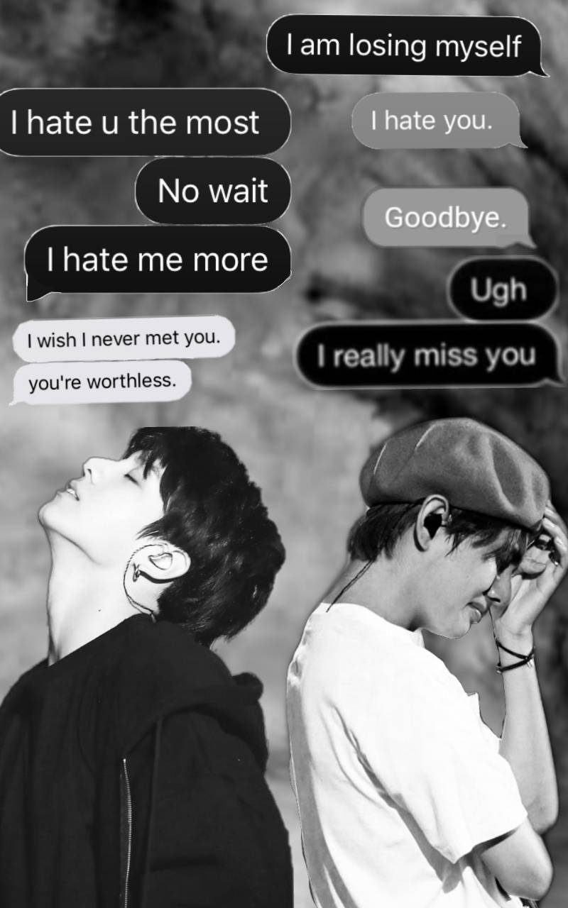800x1280 Taekook aesthetic wallpaper, Phone