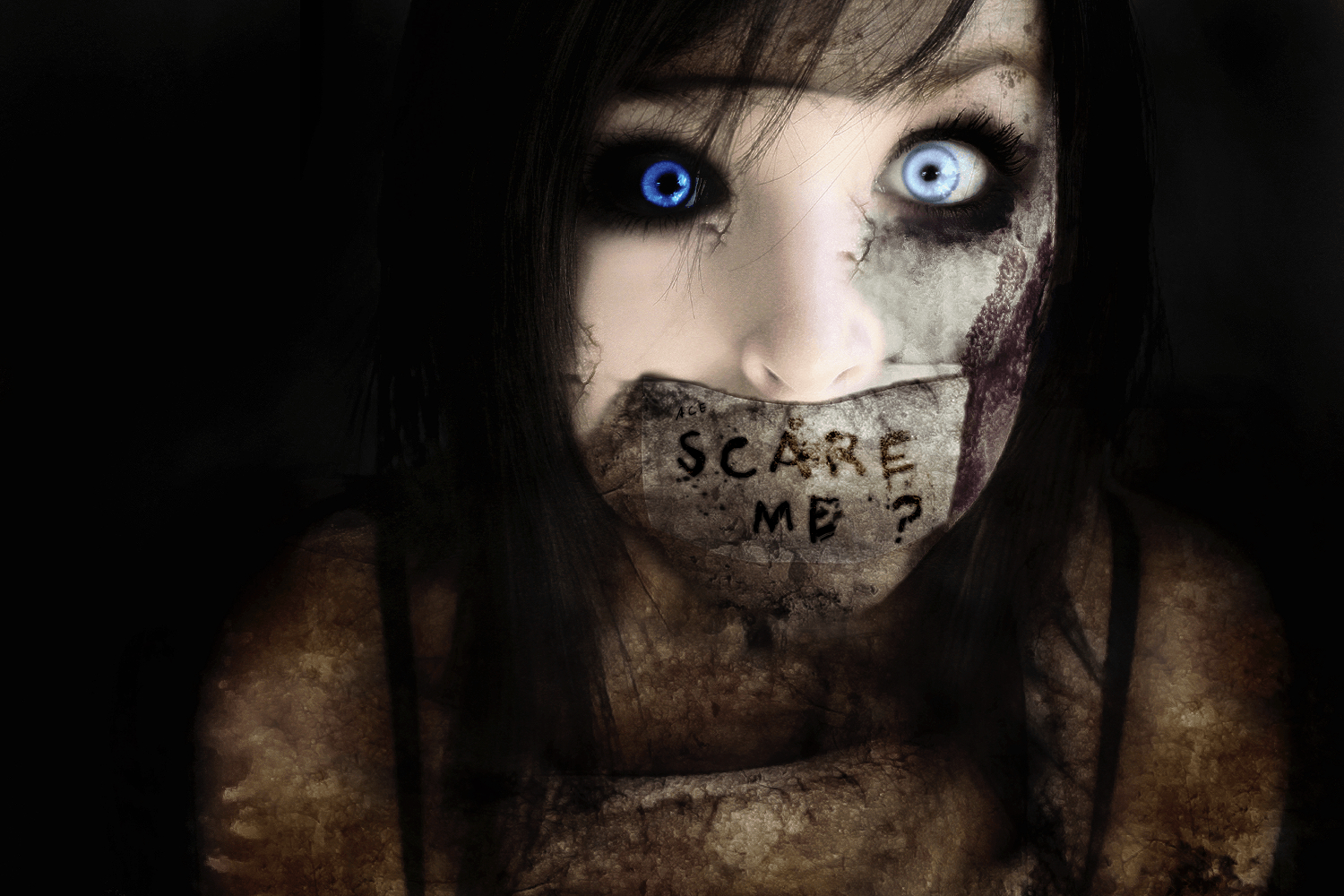 1500x1000 Wallpaper Fear Girl, Desktop