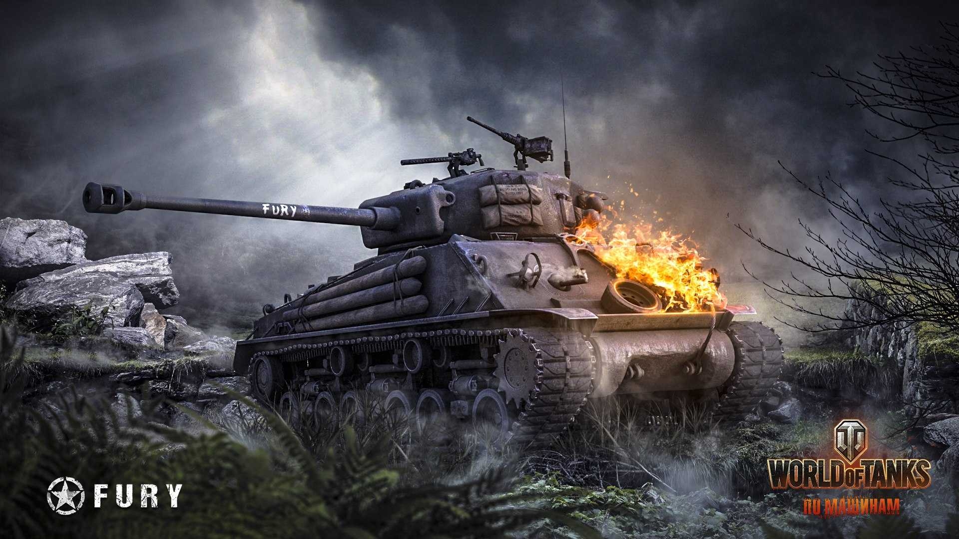 1920x1080 Wallpaper by Marm Fury tank, Desktop