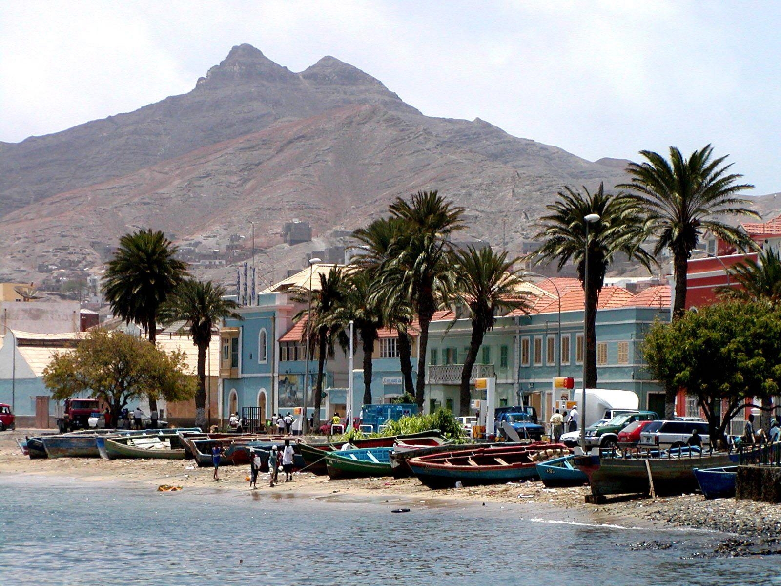 1600x1200 Travel photo Cabo Verde Mindelo harbor front Trip wallpaper, Desktop