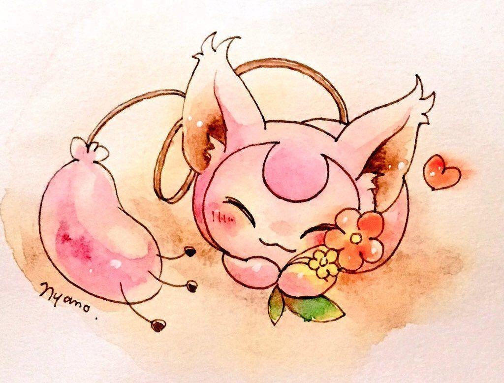 1030x780 Skitty by Wing_Nyano. pokemon, skitty. Pokemon. Art, Desktop