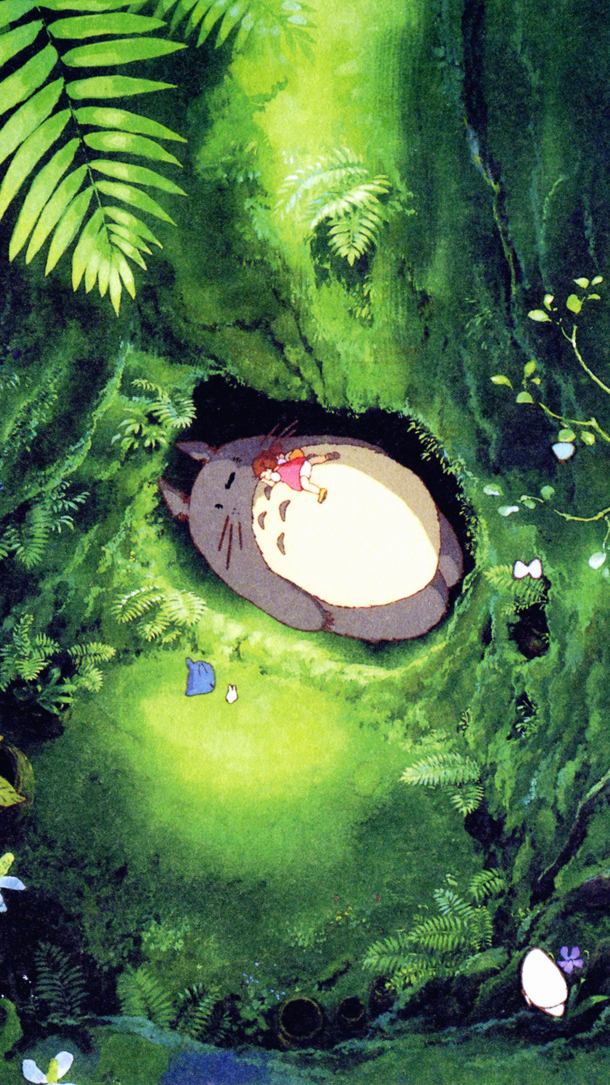 1250x2210 iPhone 8 wallpaper. japan totoro, Phone