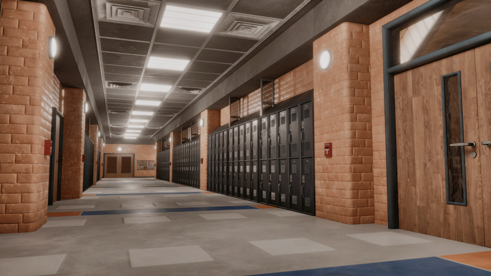 1920x1080 HIGH SCHOOL HALLWAY, Desktop