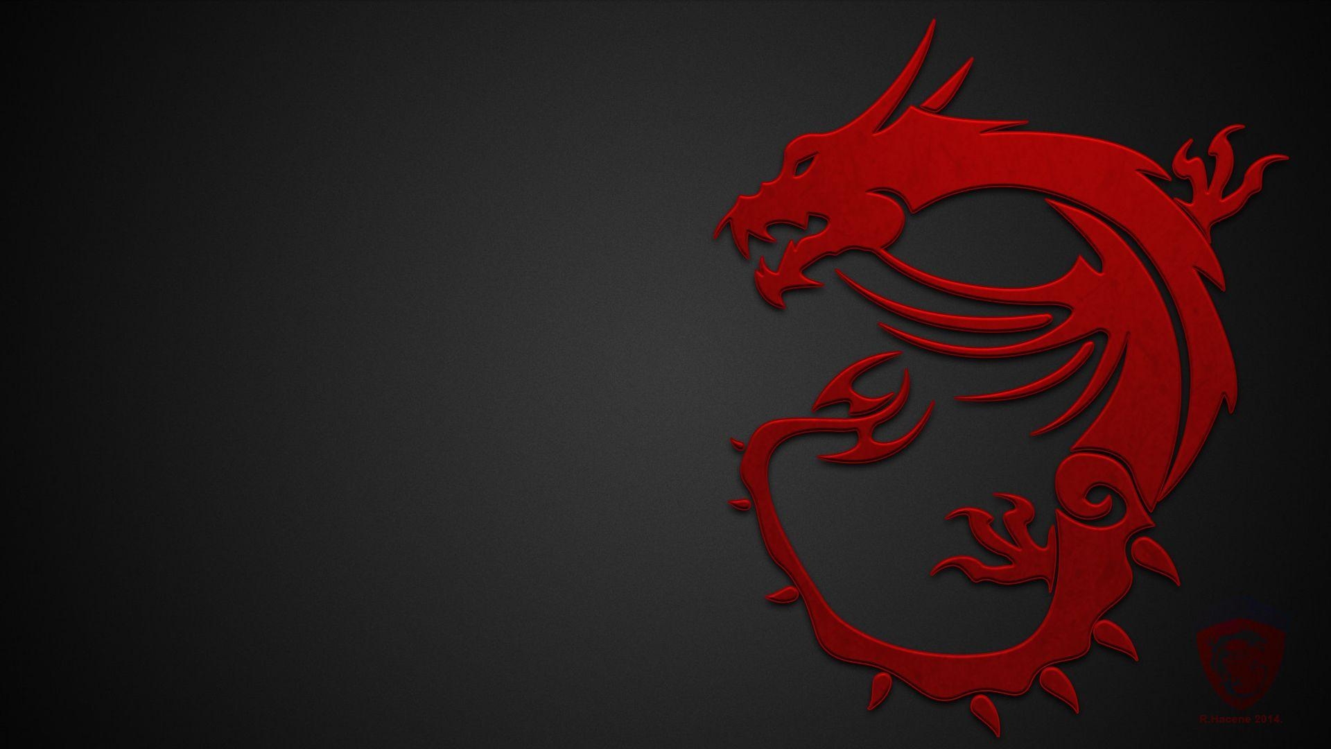 1920x1080 MSI Gaming Wallpaper dragon emobossed (1920×1080). msi, Desktop