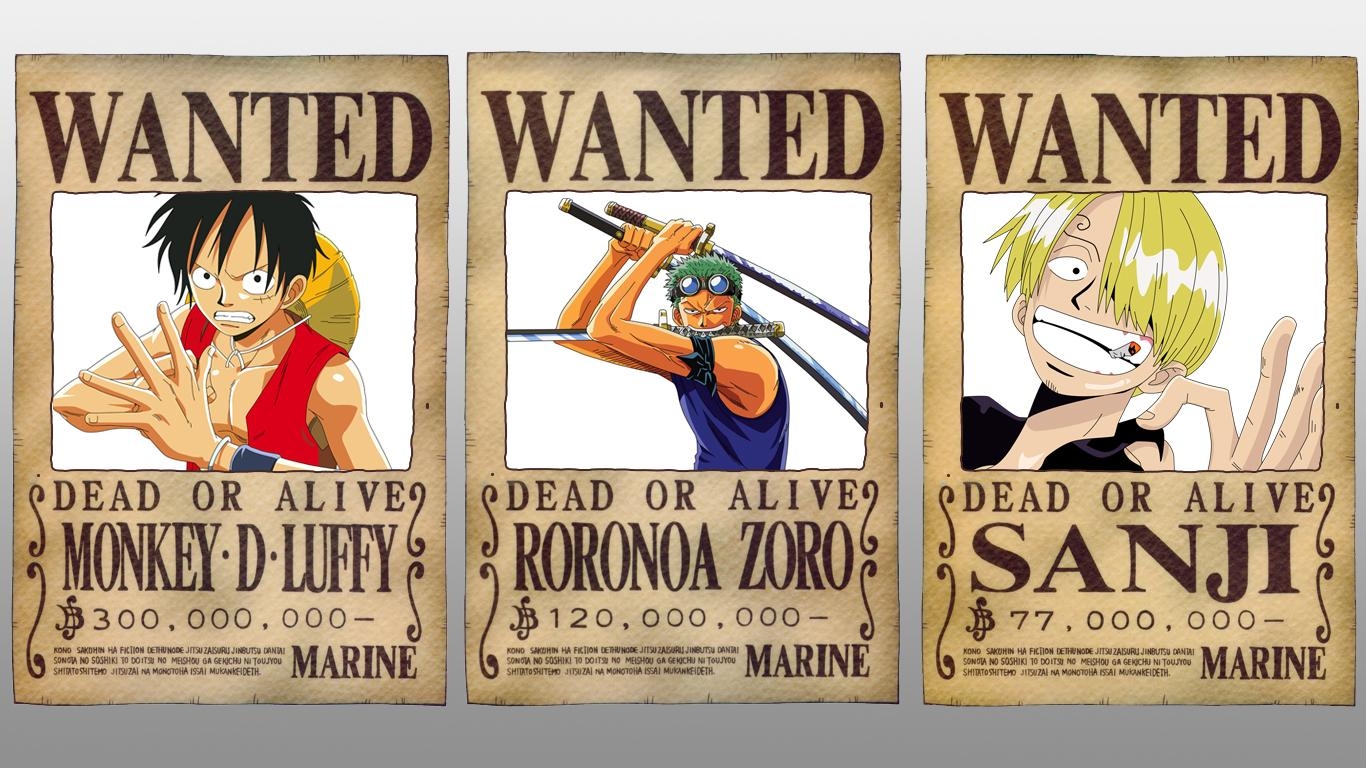 1370x770 Wanted Poster One Piece Wallpaper.cutewallpaper.org, Desktop