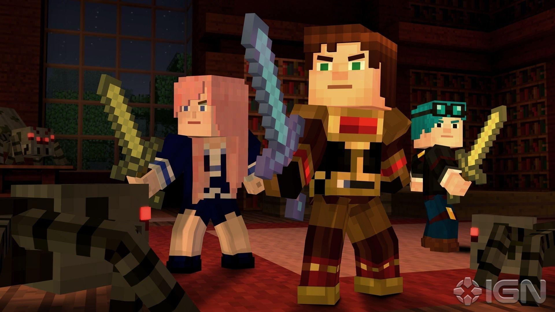 1920x1080 Minecraft Story Mode wallpaper, Desktop