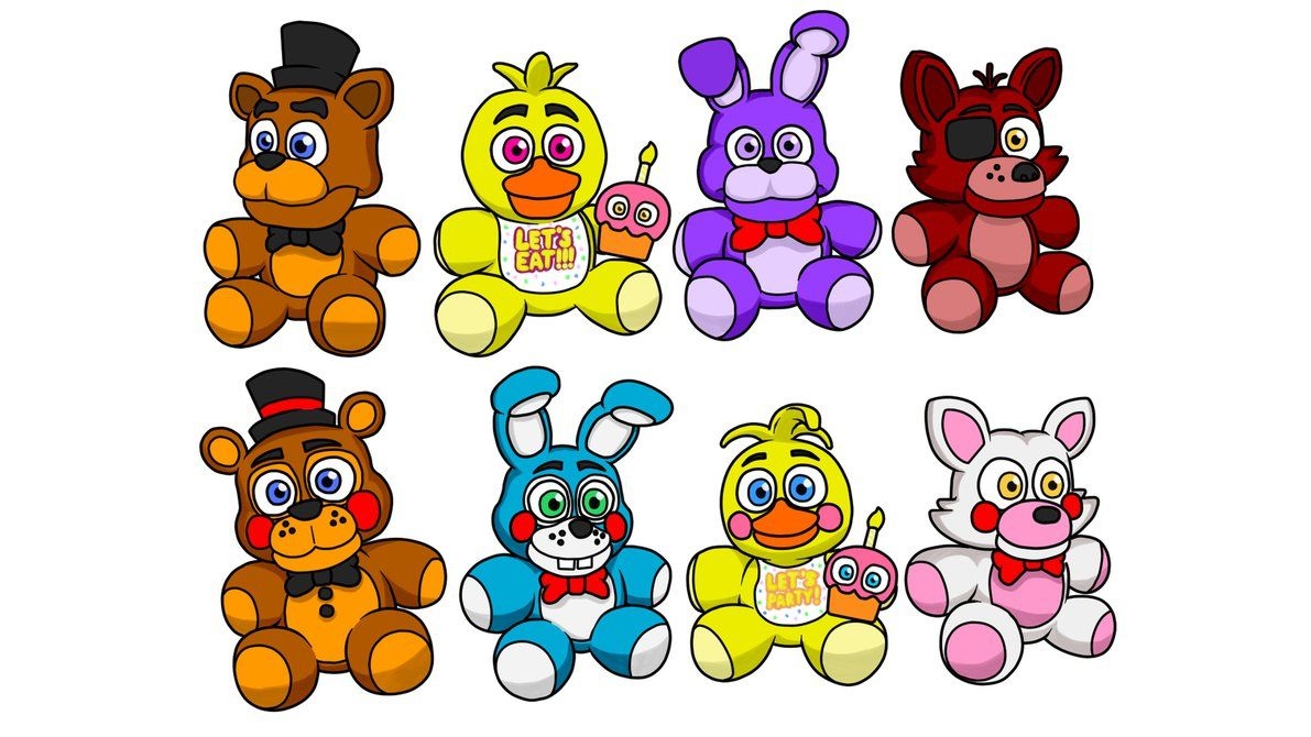 1200x670 FNAF Plushies. Fnaf, Fnaf drawings, Anime fnaf, Desktop