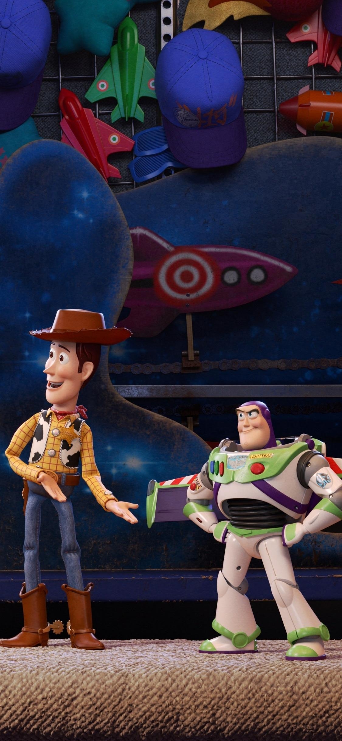 1130x2440 Download  wallpaper toy story woody, buzz, Phone