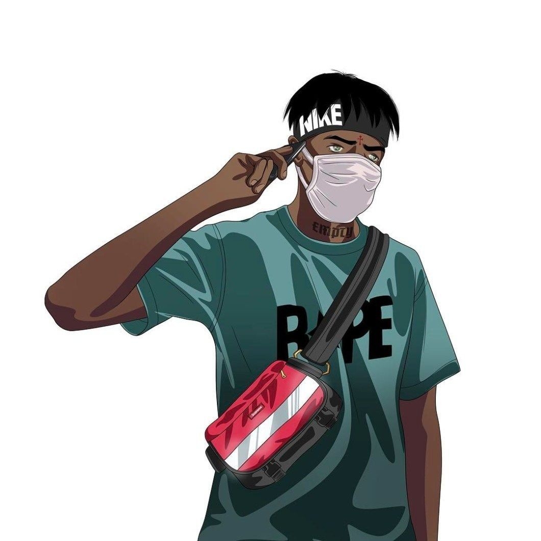 1060x1060 Cartoon Dope Supreme Wallpaper, Phone