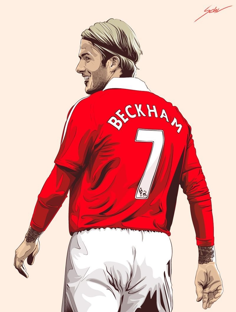 800x1060 David Bekham Legenda nomor 7 united era modern. Ikon pop dunia, Phone
